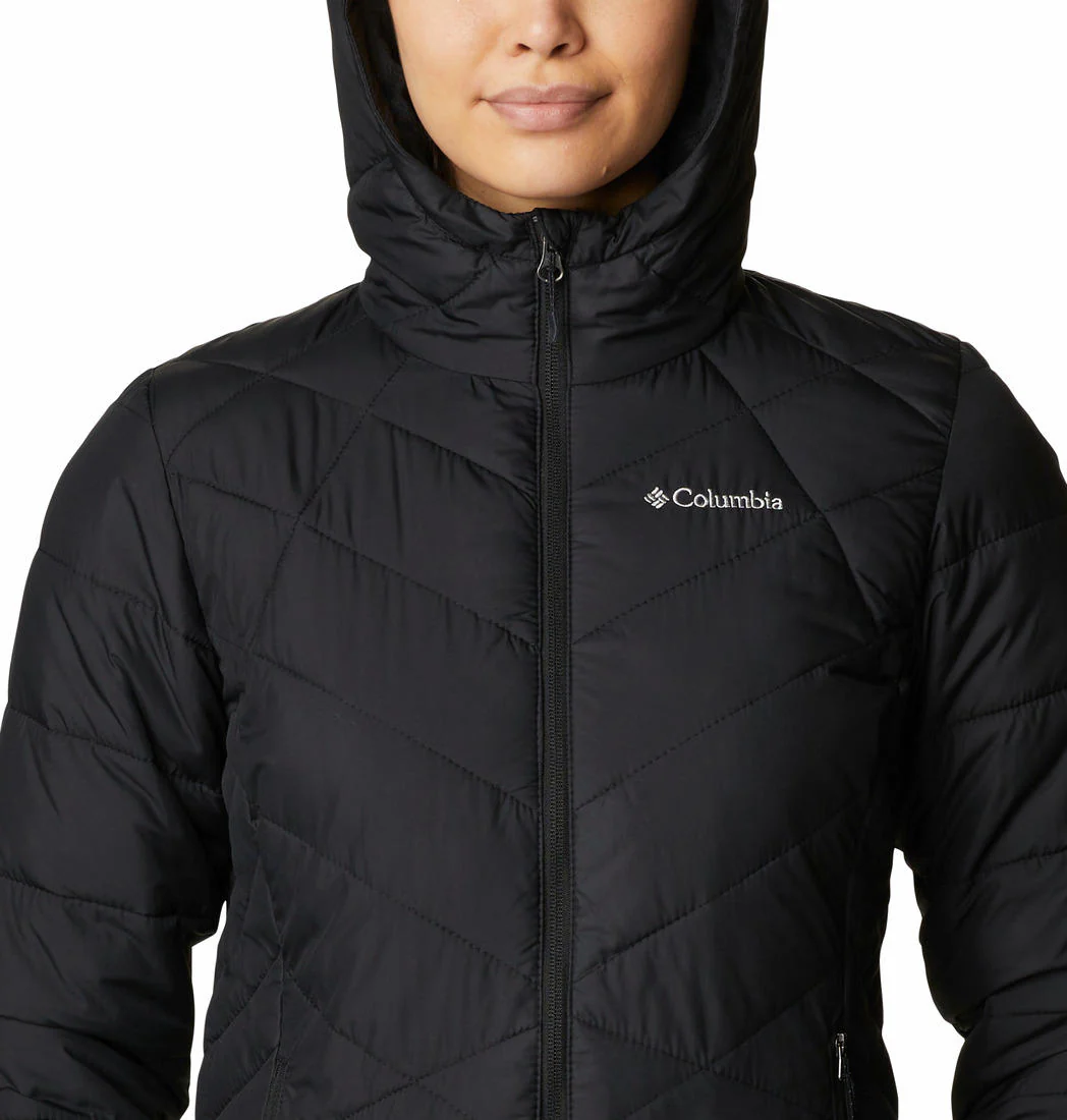 Columbia Women Black Heavenly Hooded Jacket - Image 5