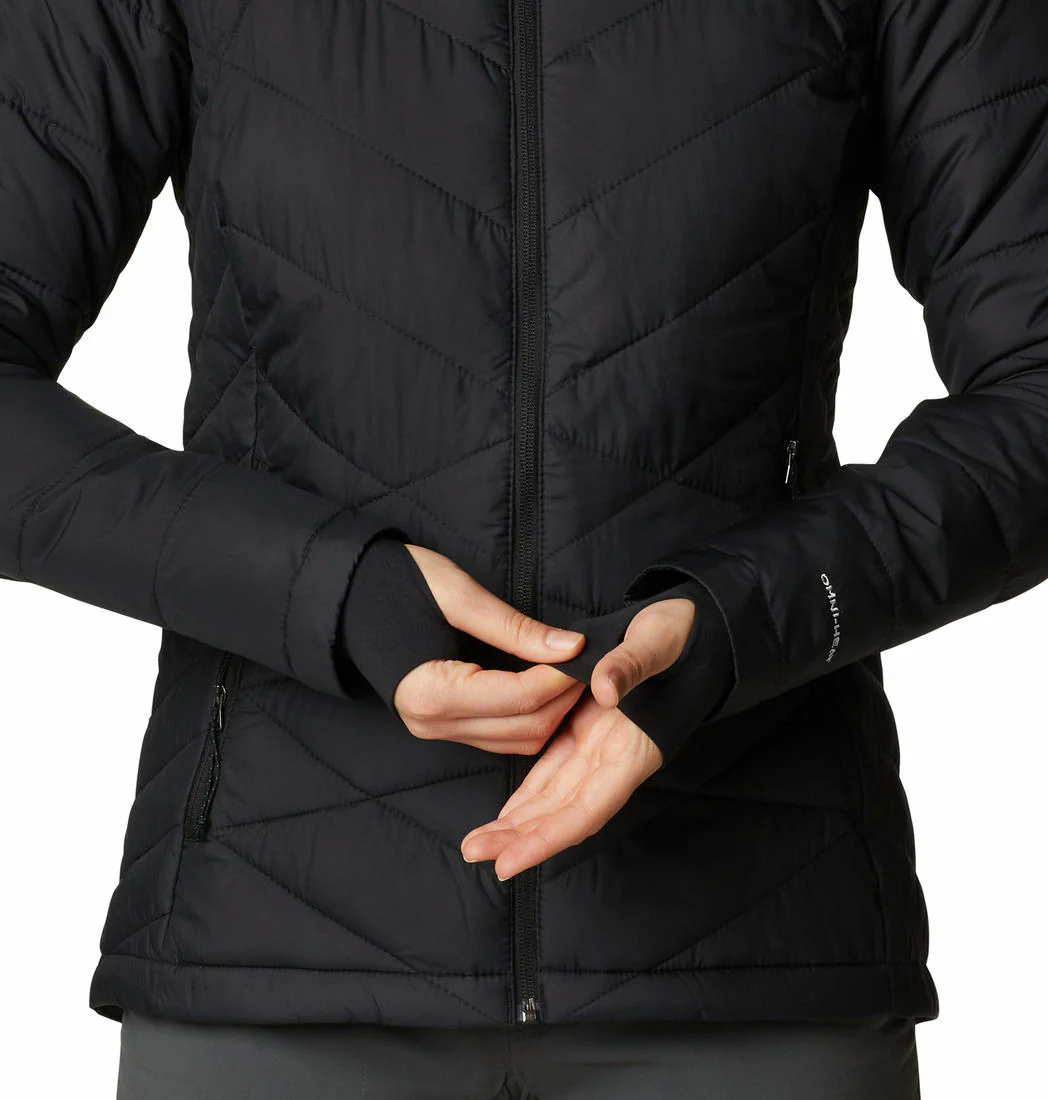Columbia Women Black Heavenly Hooded Jacket - Image 7