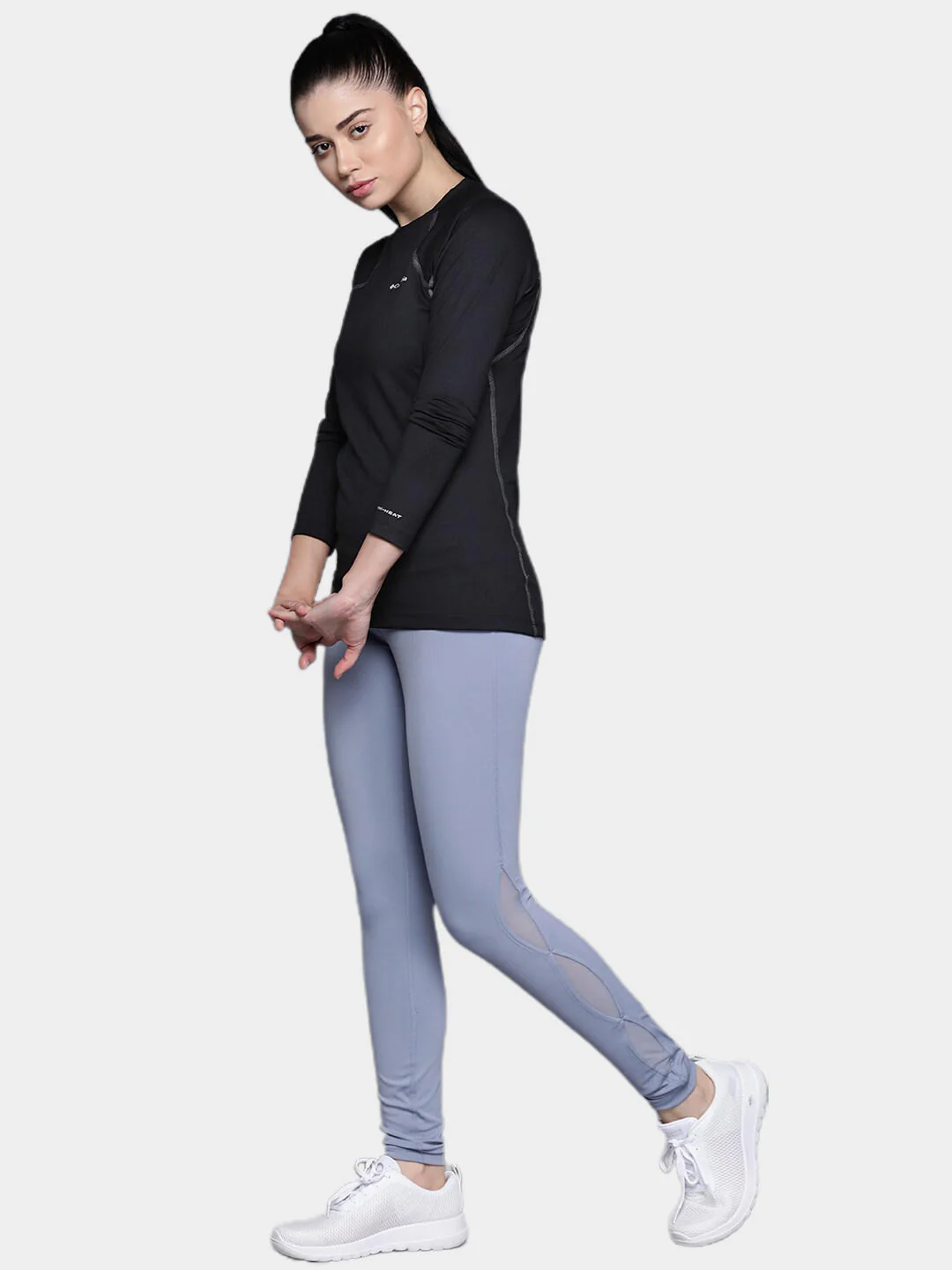 Columbia Women Black Heavyweight Stretch Long Sleeve Top (Non Returnable) - Image 10
