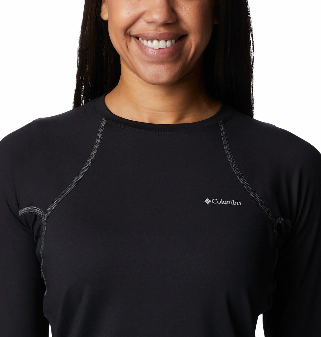 Columbia Women Black Heavyweight Stretch Long Sleeve Top (Non Returnable) - Image 2