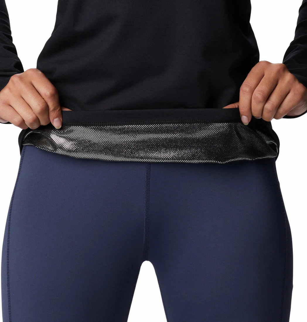 Columbia Women Black Heavyweight Stretch Long Sleeve Top (Non Returnable) - Image 3