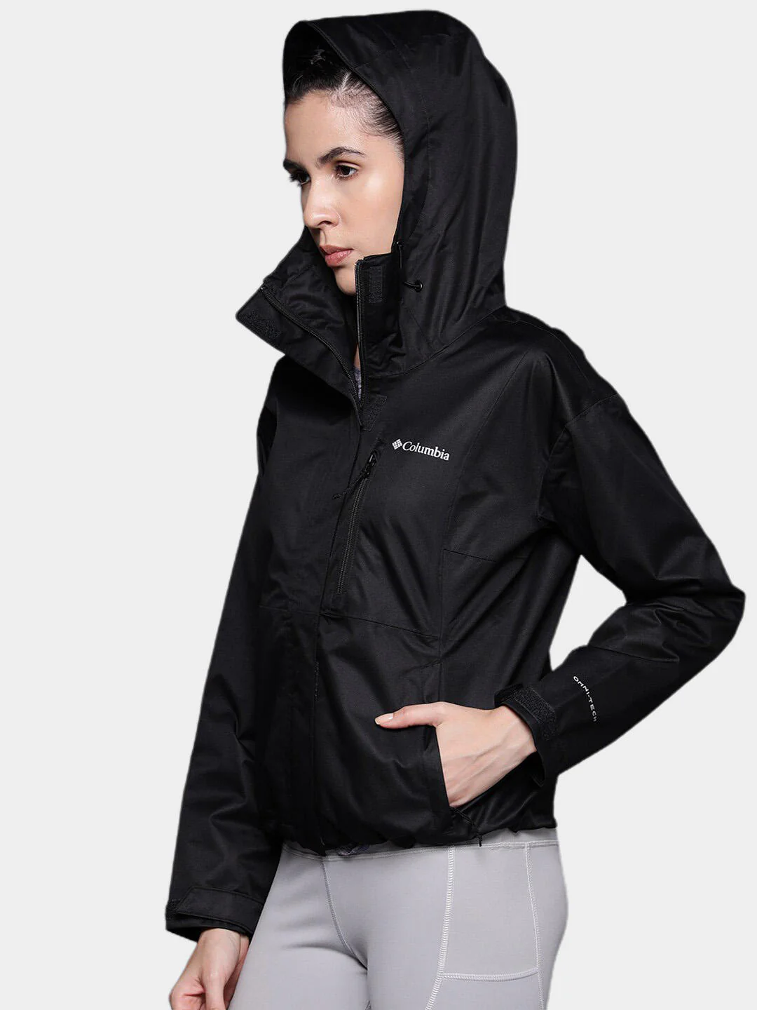 Columbia Women Black Hikebound Jacket Waterproof - Image 13