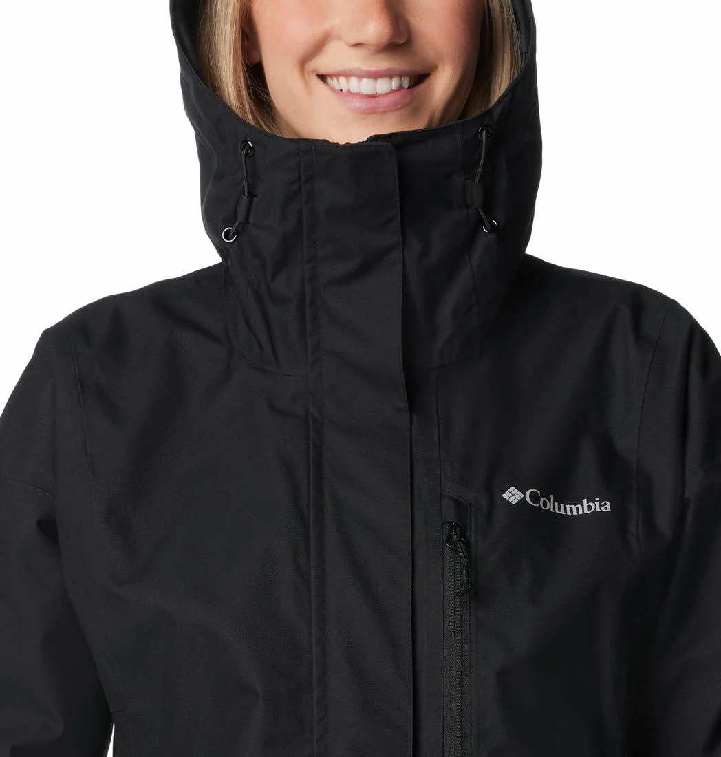 Columbia Women Black Hikebound Jacket Waterproof - Image 3