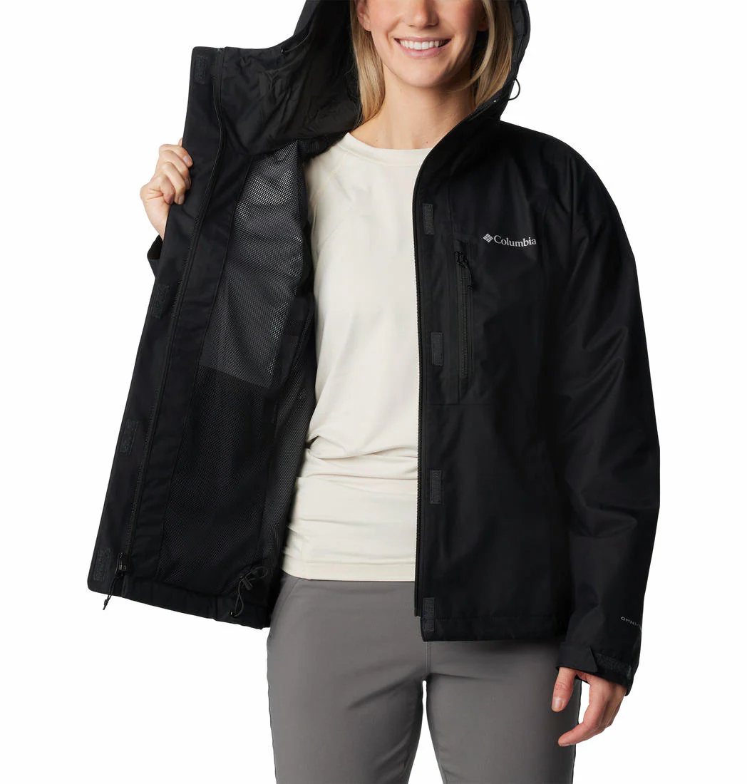 Columbia Women Black Hikebound Jacket Waterproof - Image 4