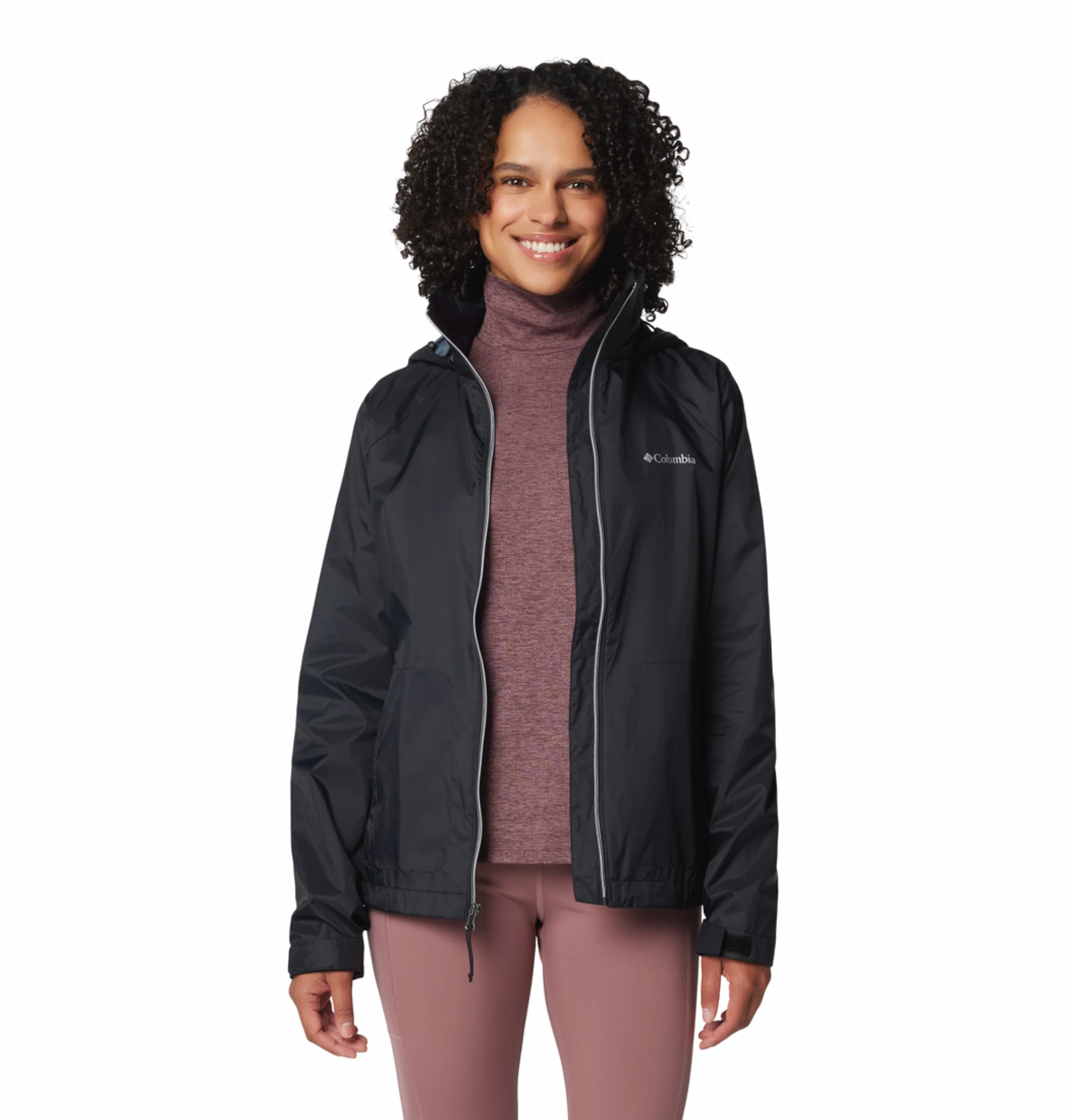 Columbia Women Black Omni-Shield Switchback IV Rain Jacket - Image 10