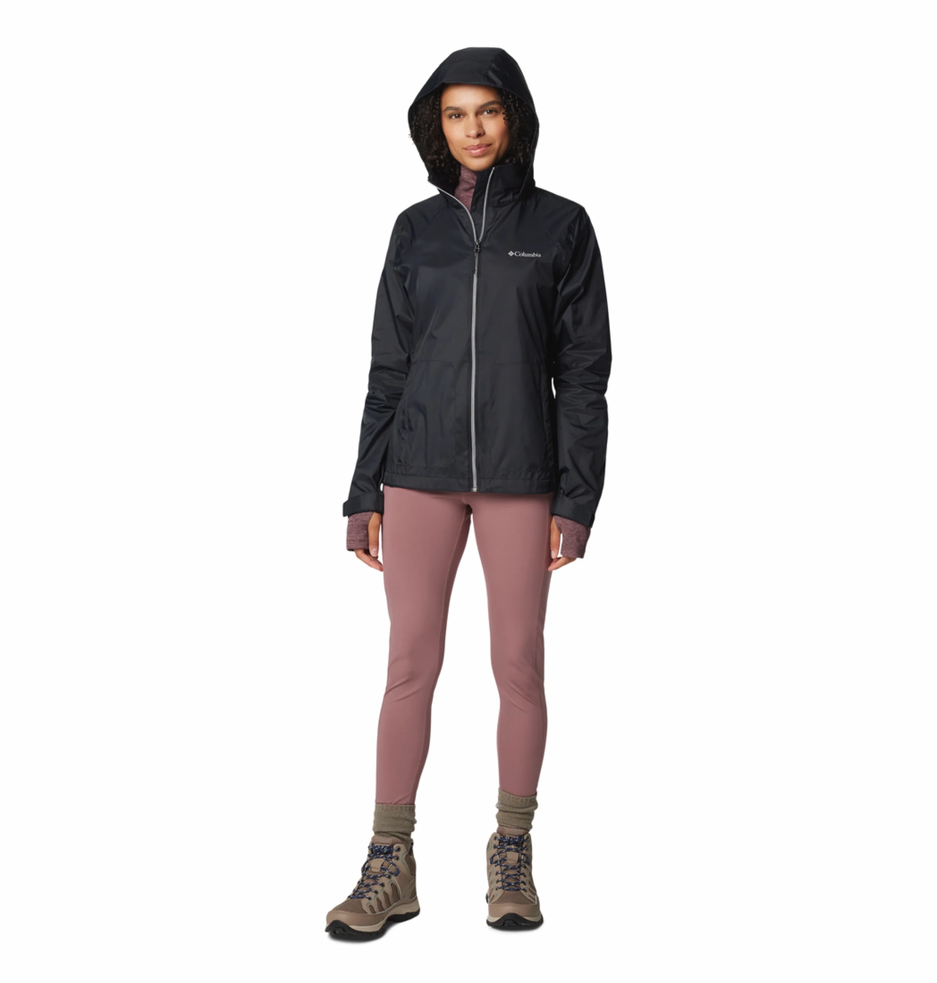 Columbia Women Black Omni-Shield Switchback IV Rain Jacket - Image 5