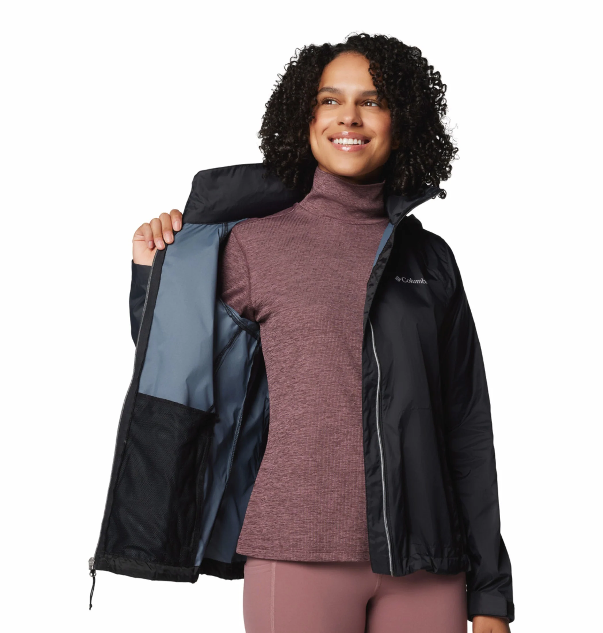 Columbia Women Black Omni-Shield Switchback IV Rain Jacket - Image 8
