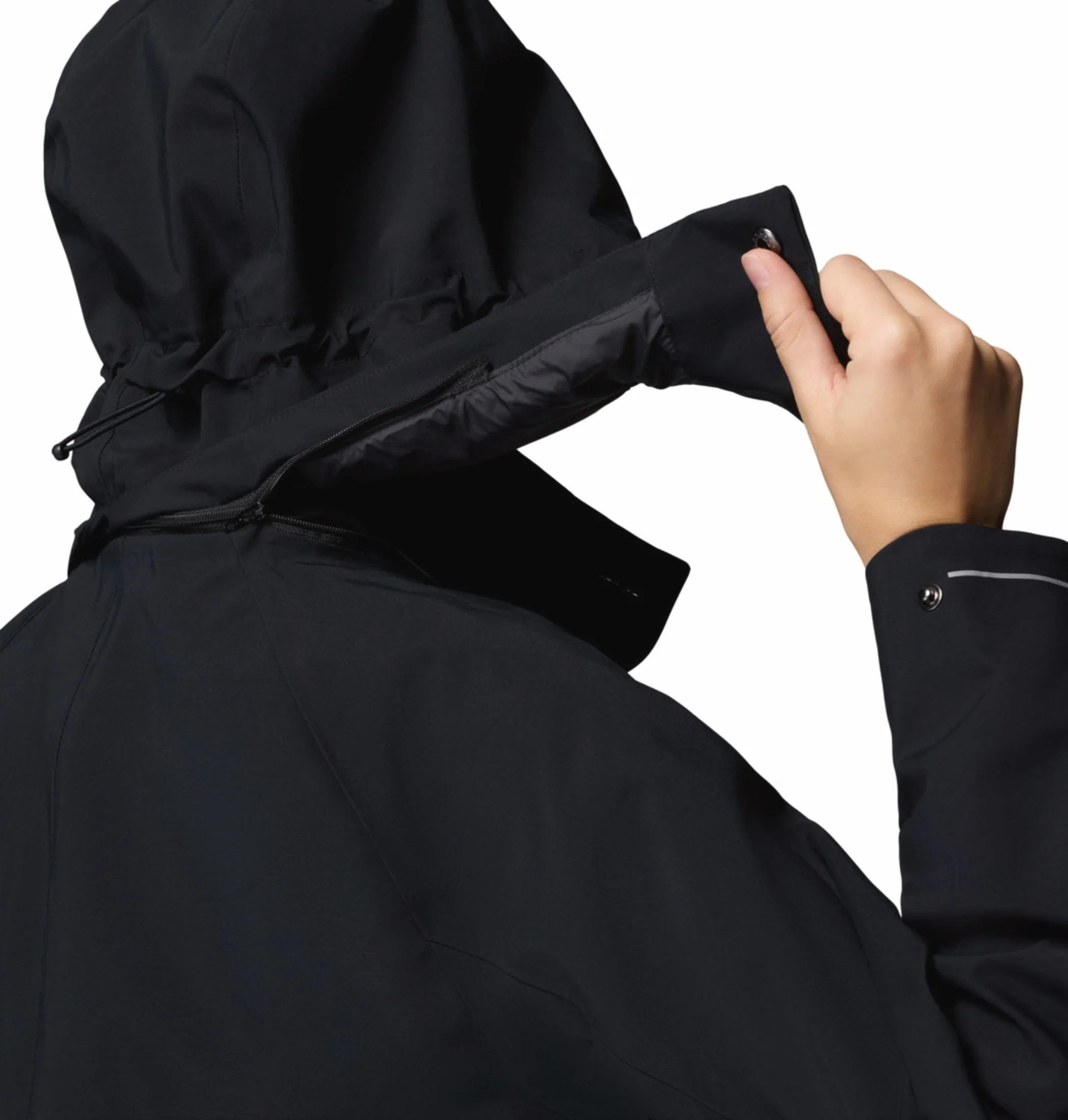 Columbia Women Black Omni-Tech AmazeTrench Rain Jacket - Image 14