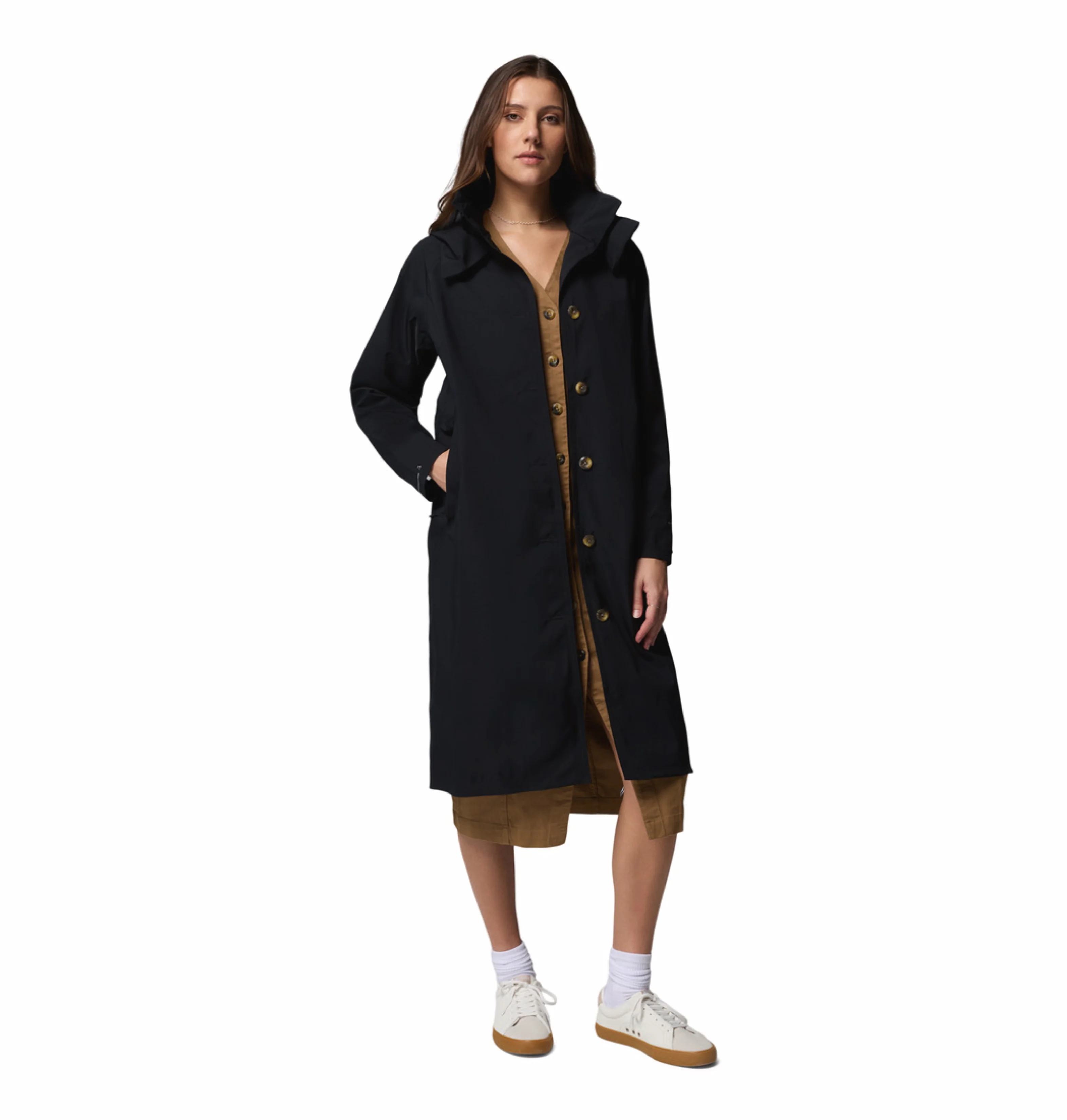 Columbia Women Black Omni-Tech AmazeTrench Rain Jacket - Image 9