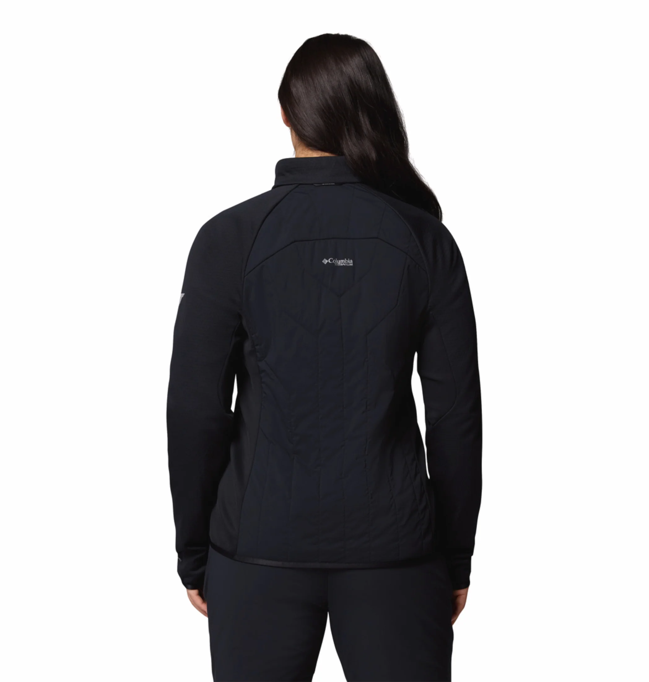 Columbia Women Black OmniHeat Arctic Hybrid Fleece Jacket - Image 4