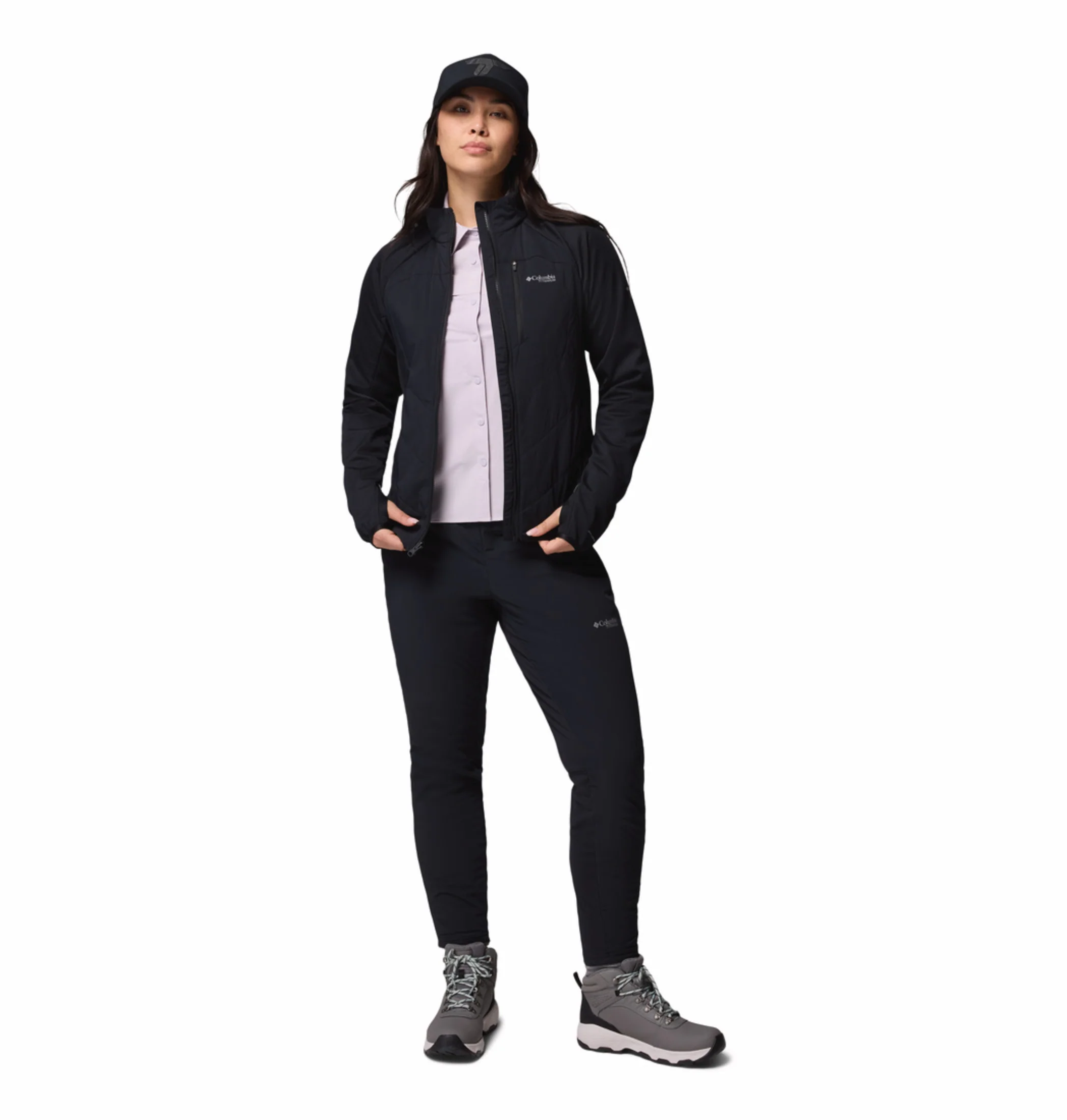 Columbia Women Black OmniHeat Arctic Hybrid Fleece Jacket - Image 6