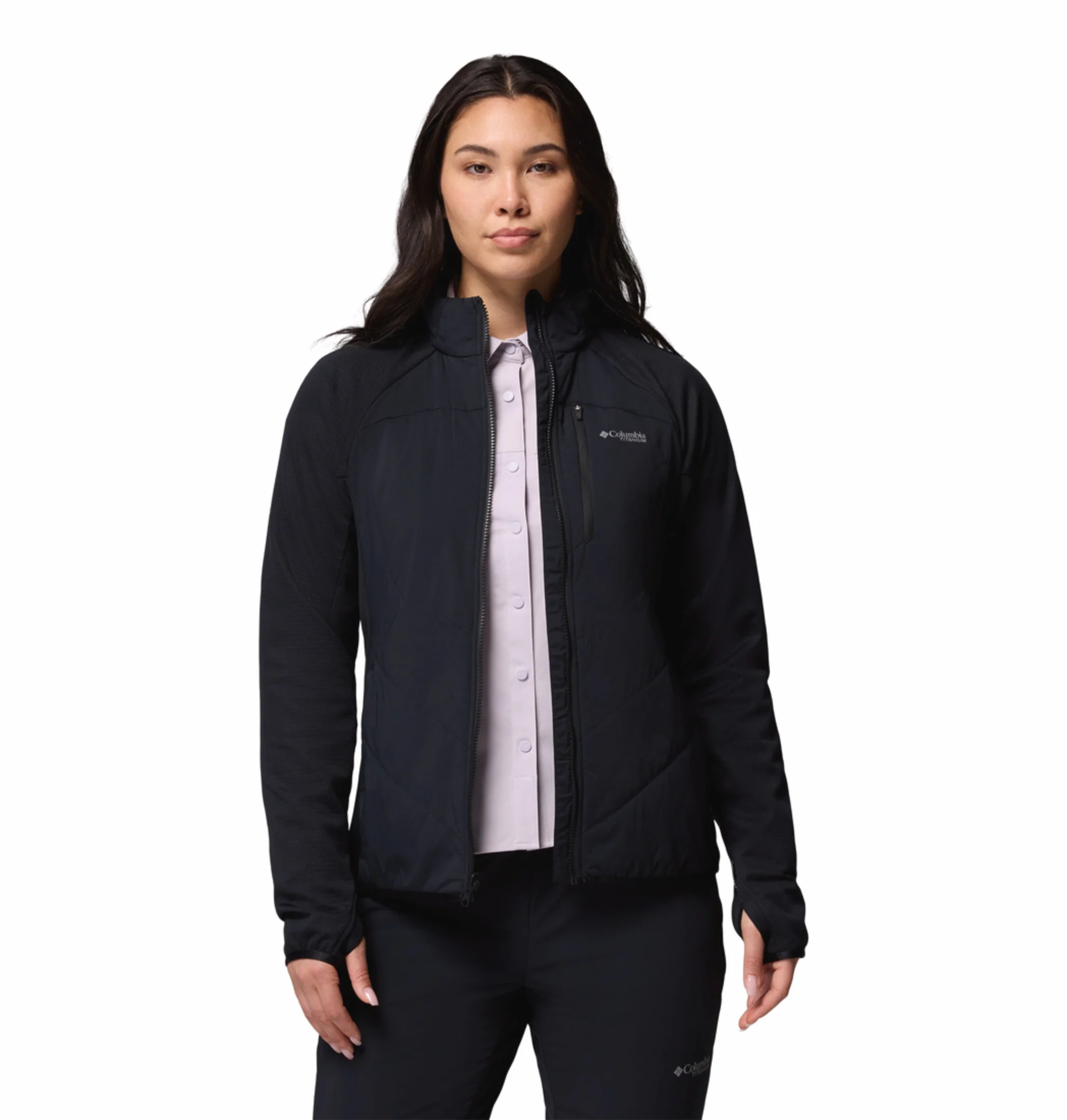 Columbia Women Black OmniHeat Arctic Hybrid Fleece Jacket - Image 7