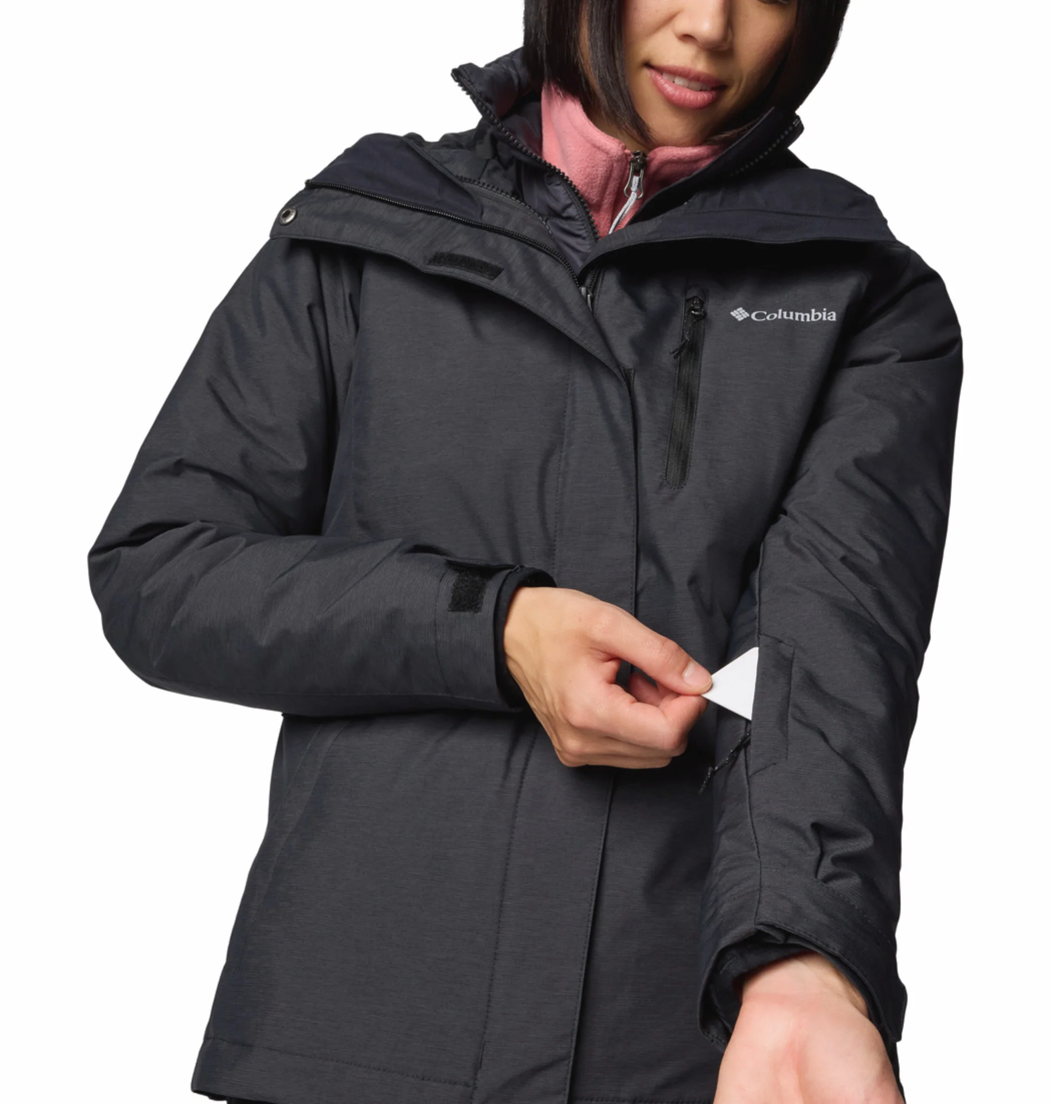 Columbia Women Black OmniHeat Reflective Whirlibird V Interchangeable Jacket - Image 10