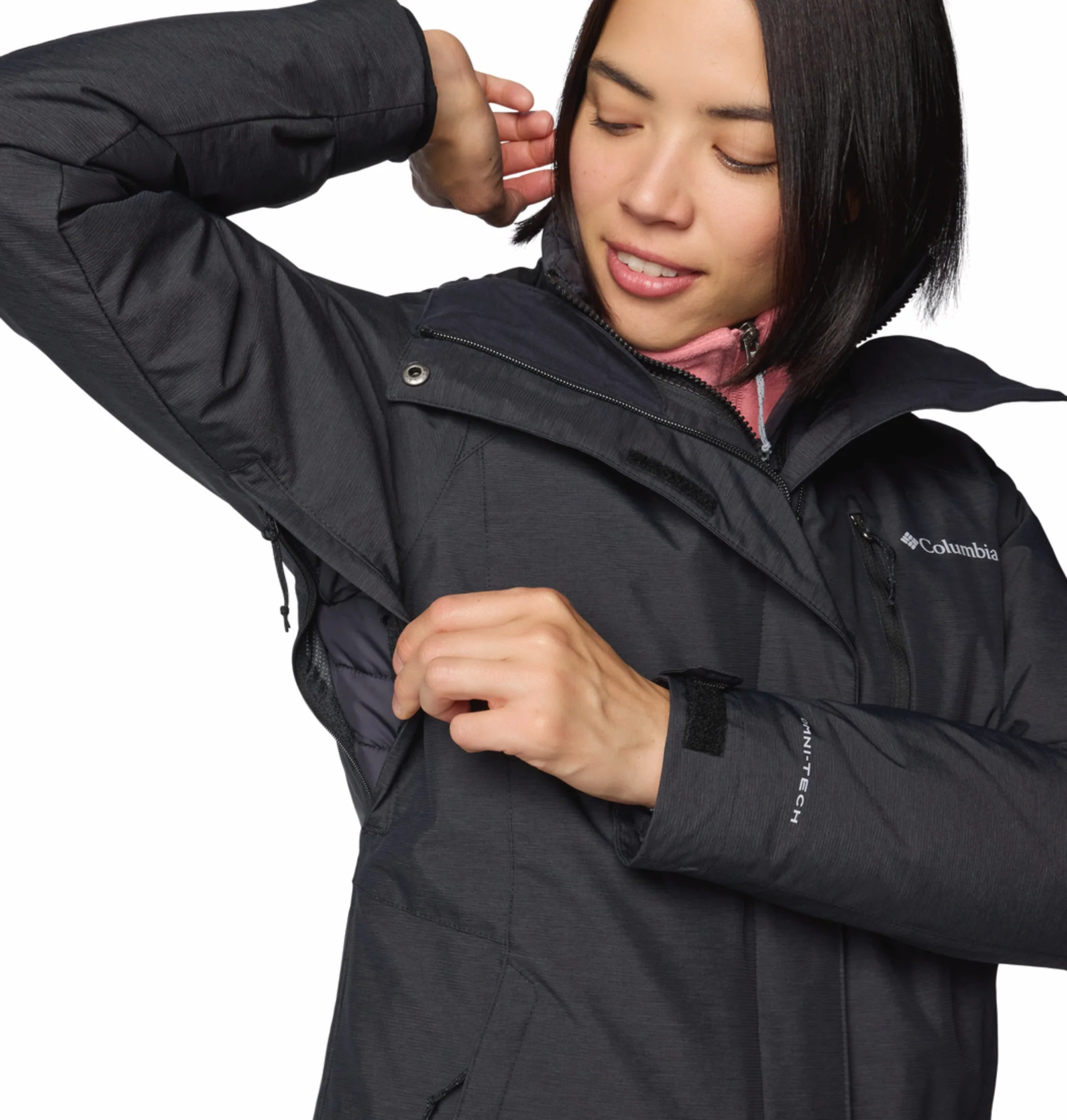 Columbia Women Black OmniHeat Reflective Whirlibird V Interchangeable Jacket - Image 11