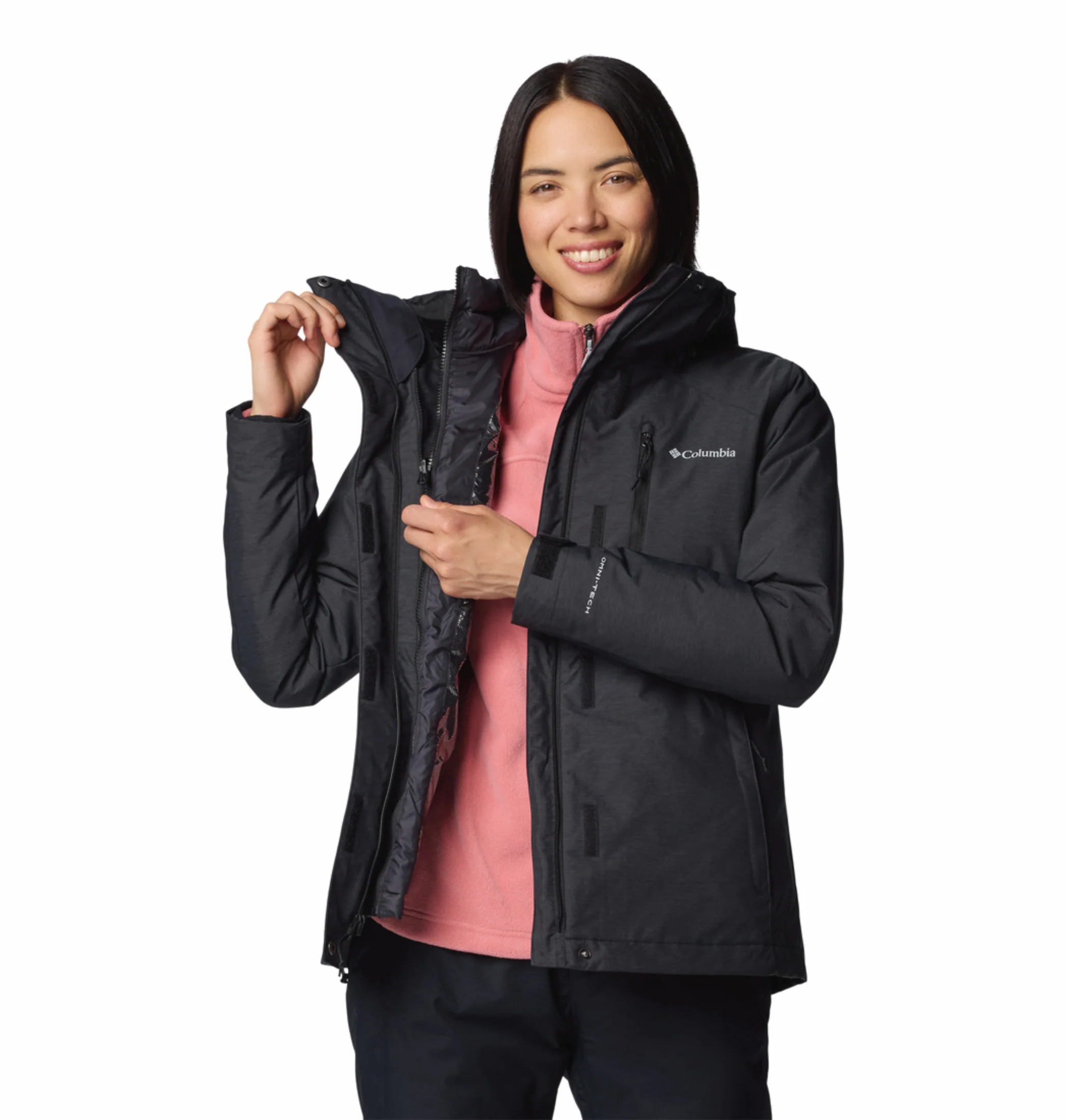 Columbia Women Black OmniHeat Reflective Whirlibird V Interchangeable Jacket - Image 8