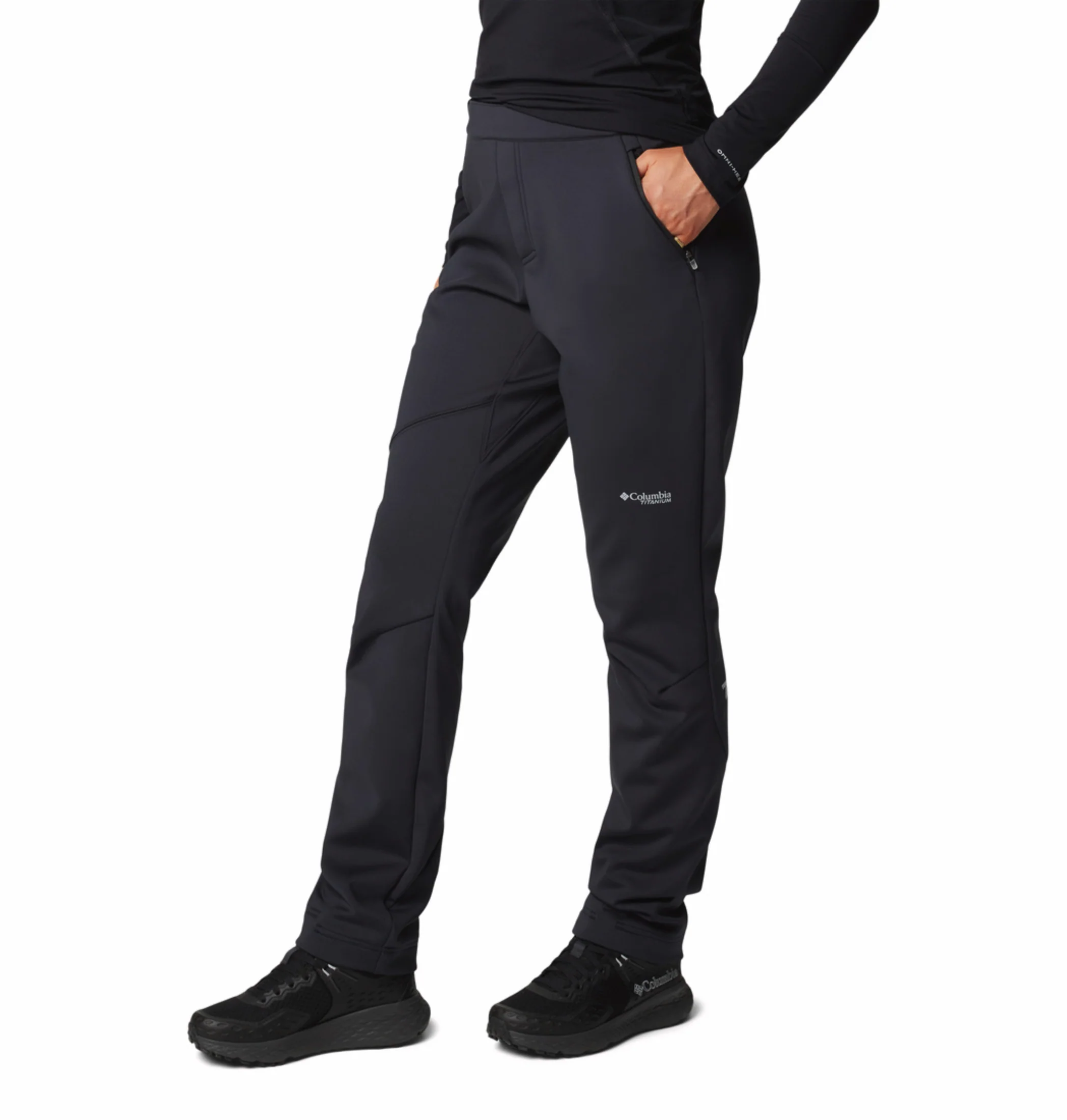Columbia Women Black OmniShield Vast Canyon Soft Shell Pant - Image 5