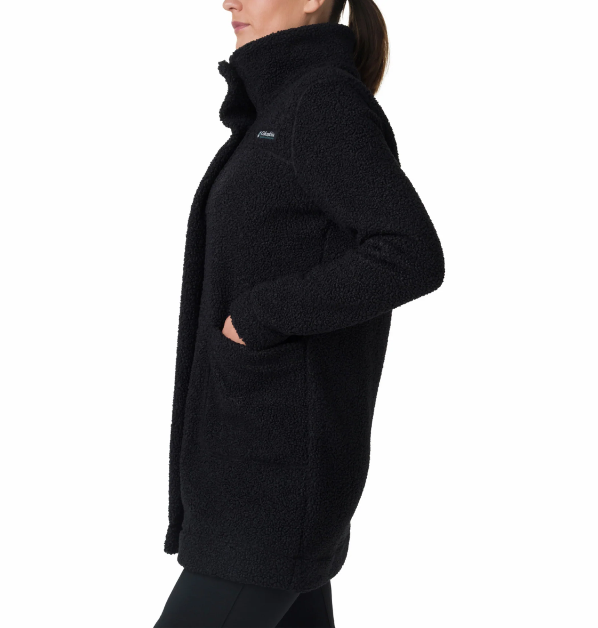 Columbia Women Black Panorama Fleece Jacket - Image 5