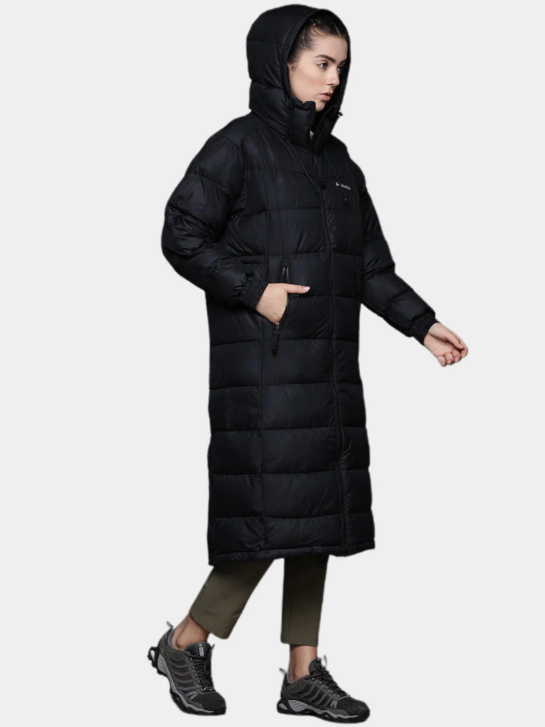 Columbia Women Black Pike Lake II Long Jacket - Image 10