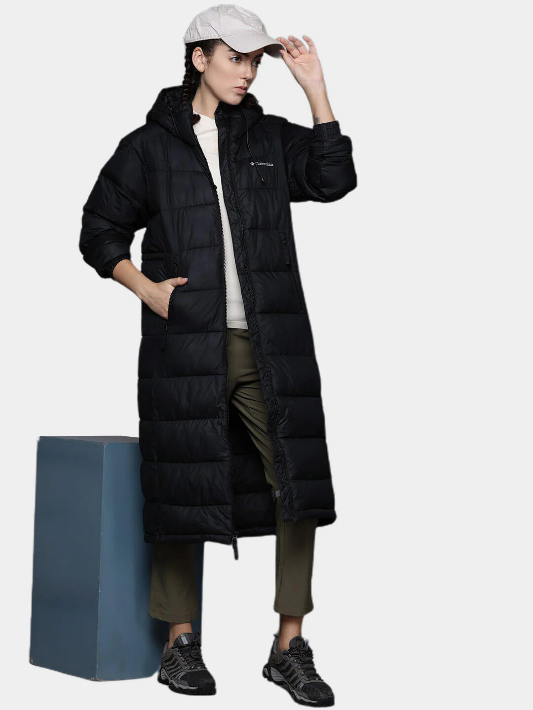 Columbia Women Black Pike Lake II Long Jacket - Image 11