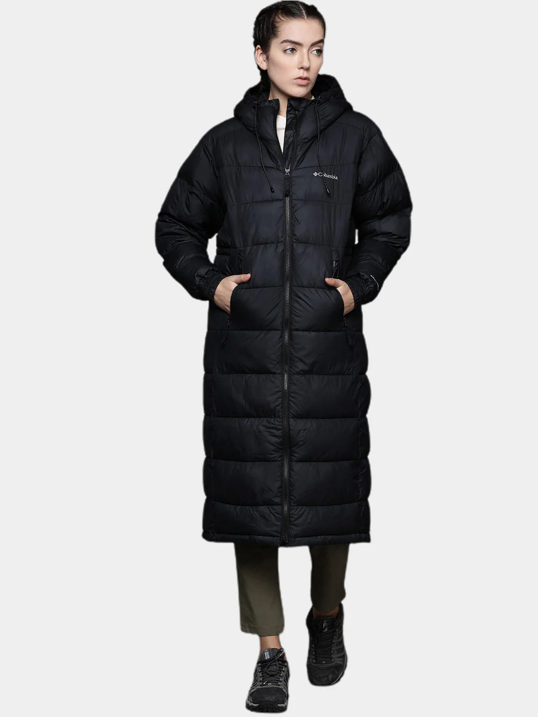 Columbia Women Black Pike Lake II Long Jacket - Image 9