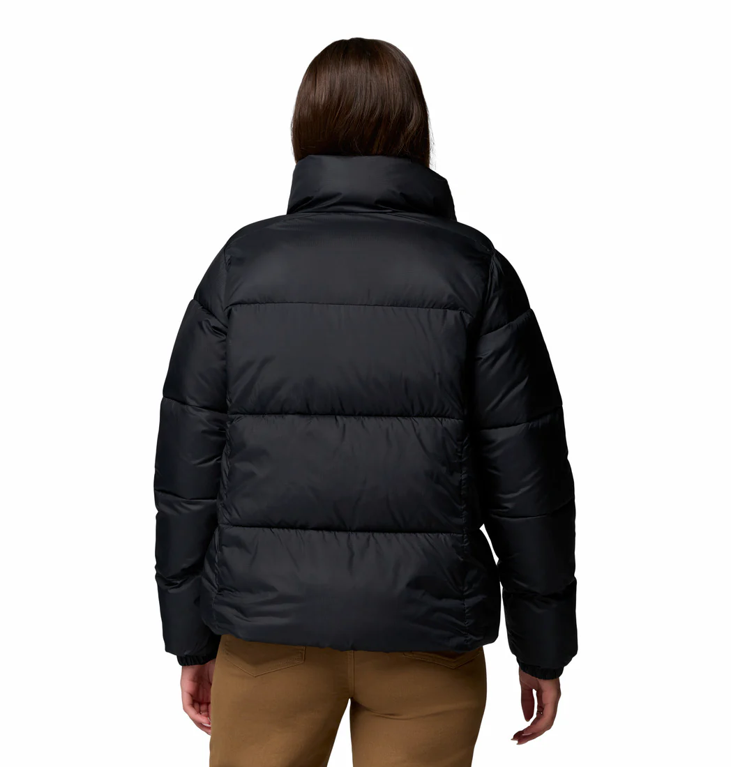 Columbia Women Black Puffect II Full Zip Jacket (Plus Size) - Image 2