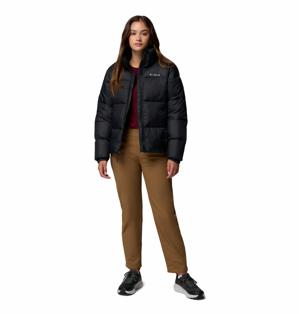 Columbia Women Black Puffect II Full Zip Jacket (Plus Size) - Image 5