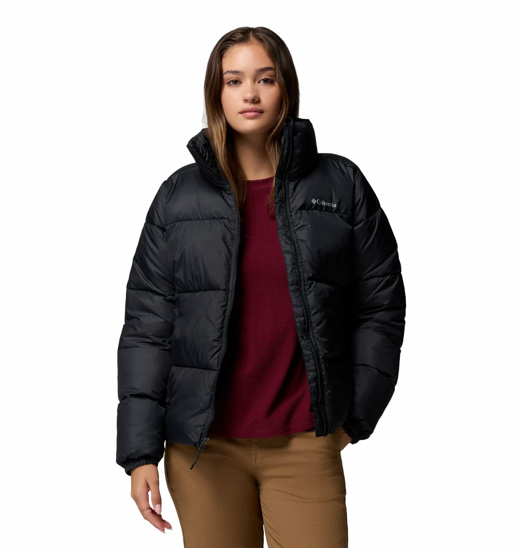 Columbia Women Black Puffect II Full Zip Jacket (Plus Size) - Image 6