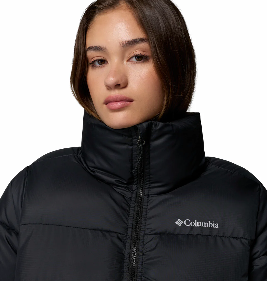 Columbia Women Black Puffect II Full Zip Jacket (Plus Size) - Image 7