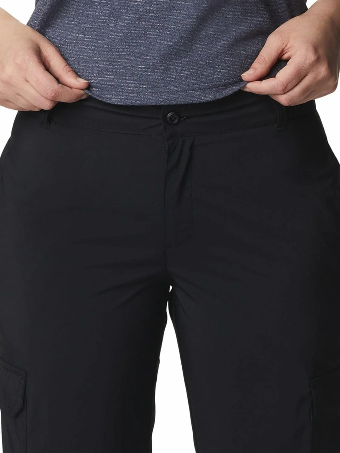 Columbia Women Black Silver Ridge Utility Capri (Sun Protection) - Image 5