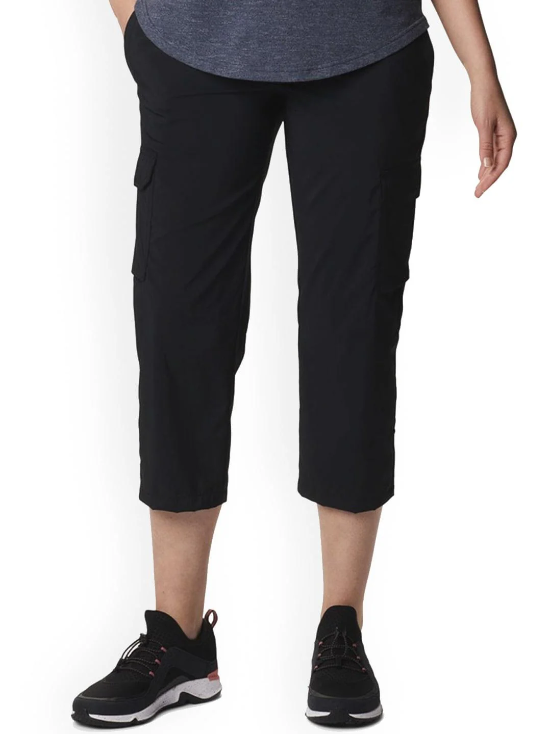 Columbia Women Black Silver Ridge Utility Capri (Sun Protection) - Image 6