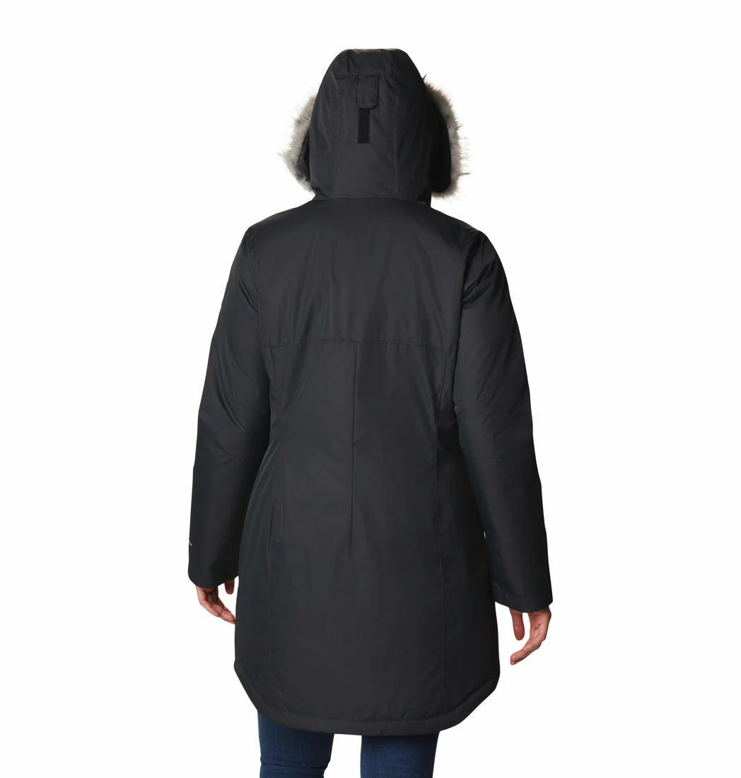 Columbia Women Black Suttle Mountain Long Insulated Jacket - Image 6