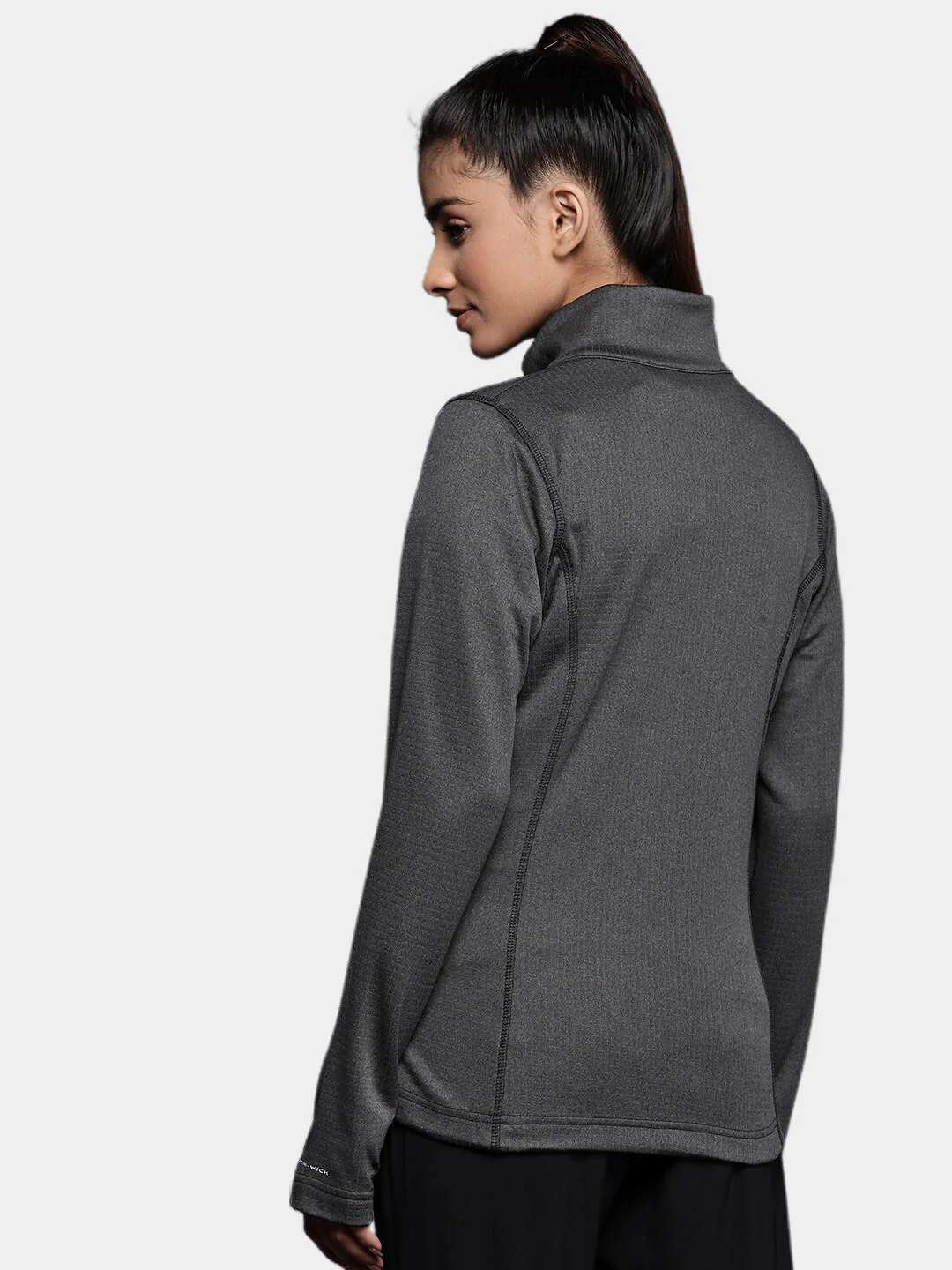 Columbia Women Black W Park View Grid Fleece Full Zip (Sun Protection) - Image 13