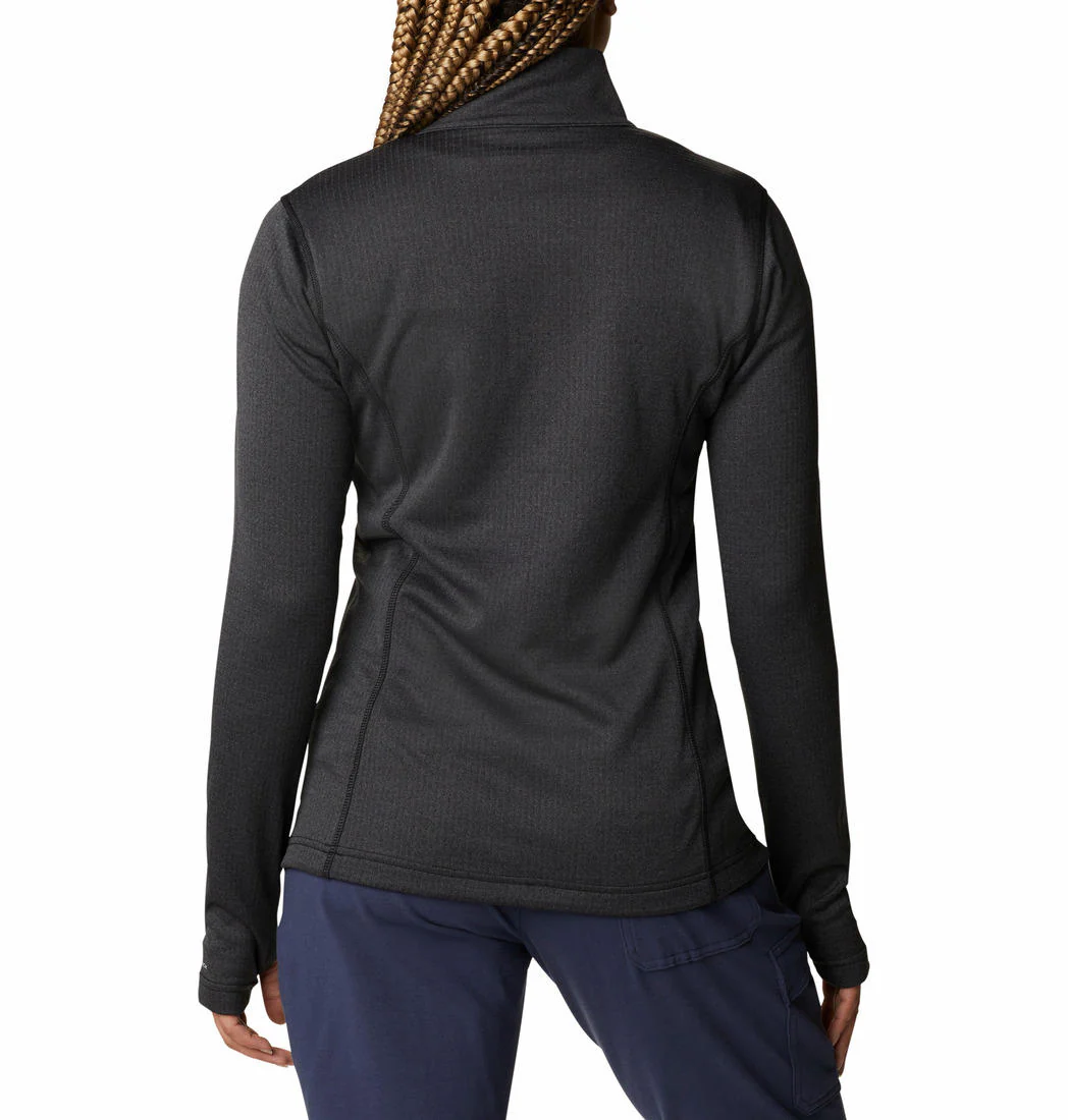 Columbia Women Black W Park View Grid Fleece Full Zip (Sun Protection) - Image 7