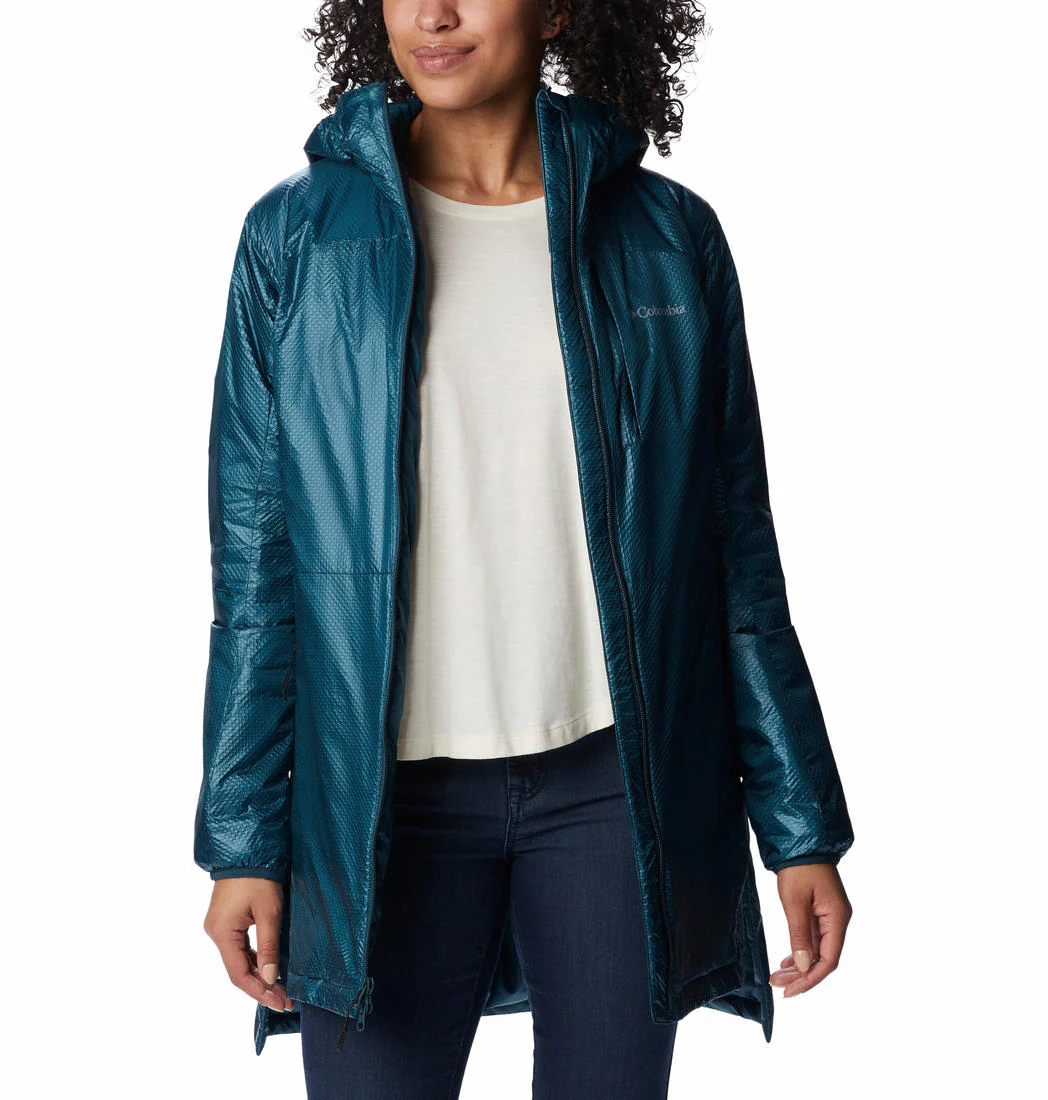 Columbia Women Blue Arch Rock Double Wall Elite Mid Jacket - Image 4