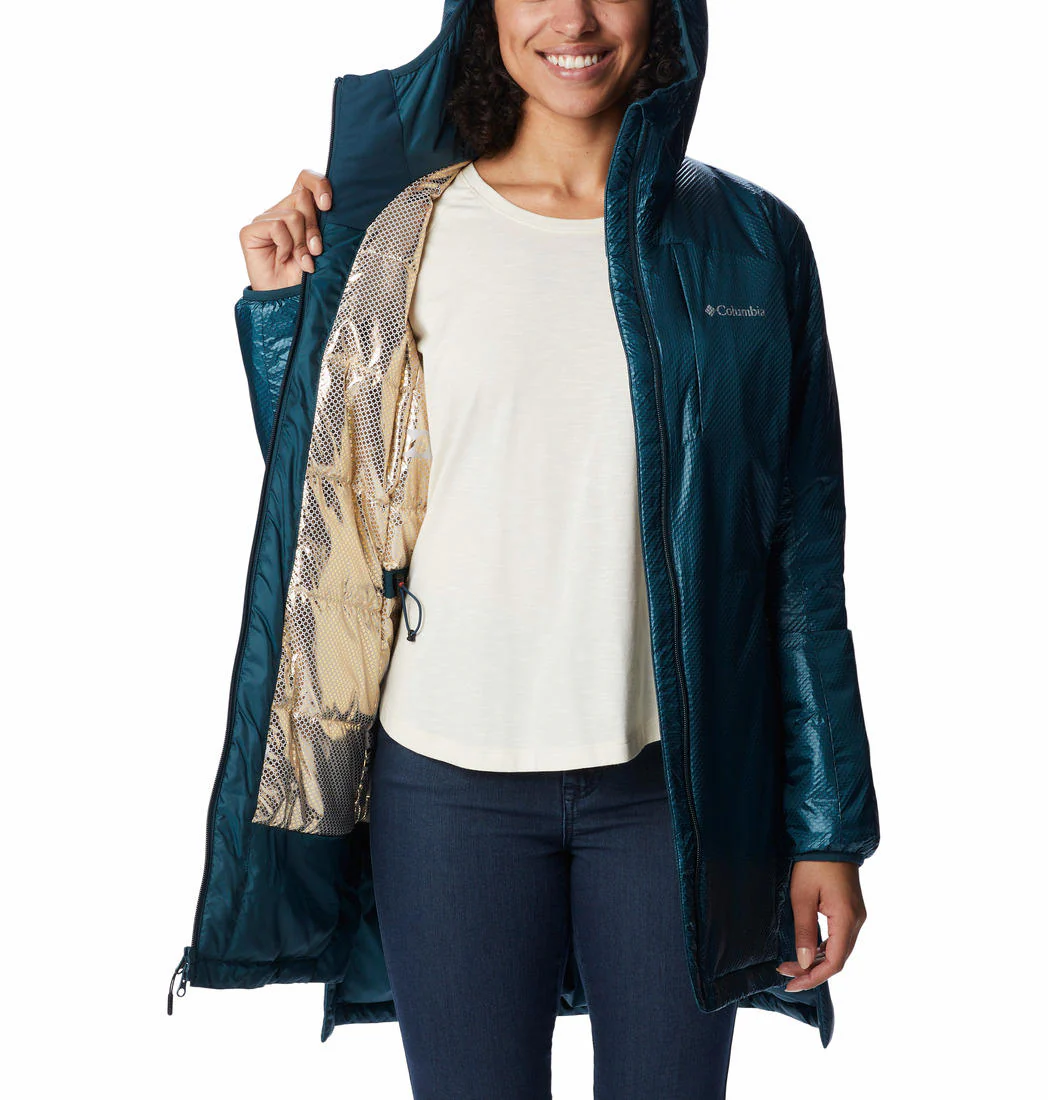 Columbia Women Blue Arch Rock Double Wall Elite Mid Jacket - Image 5