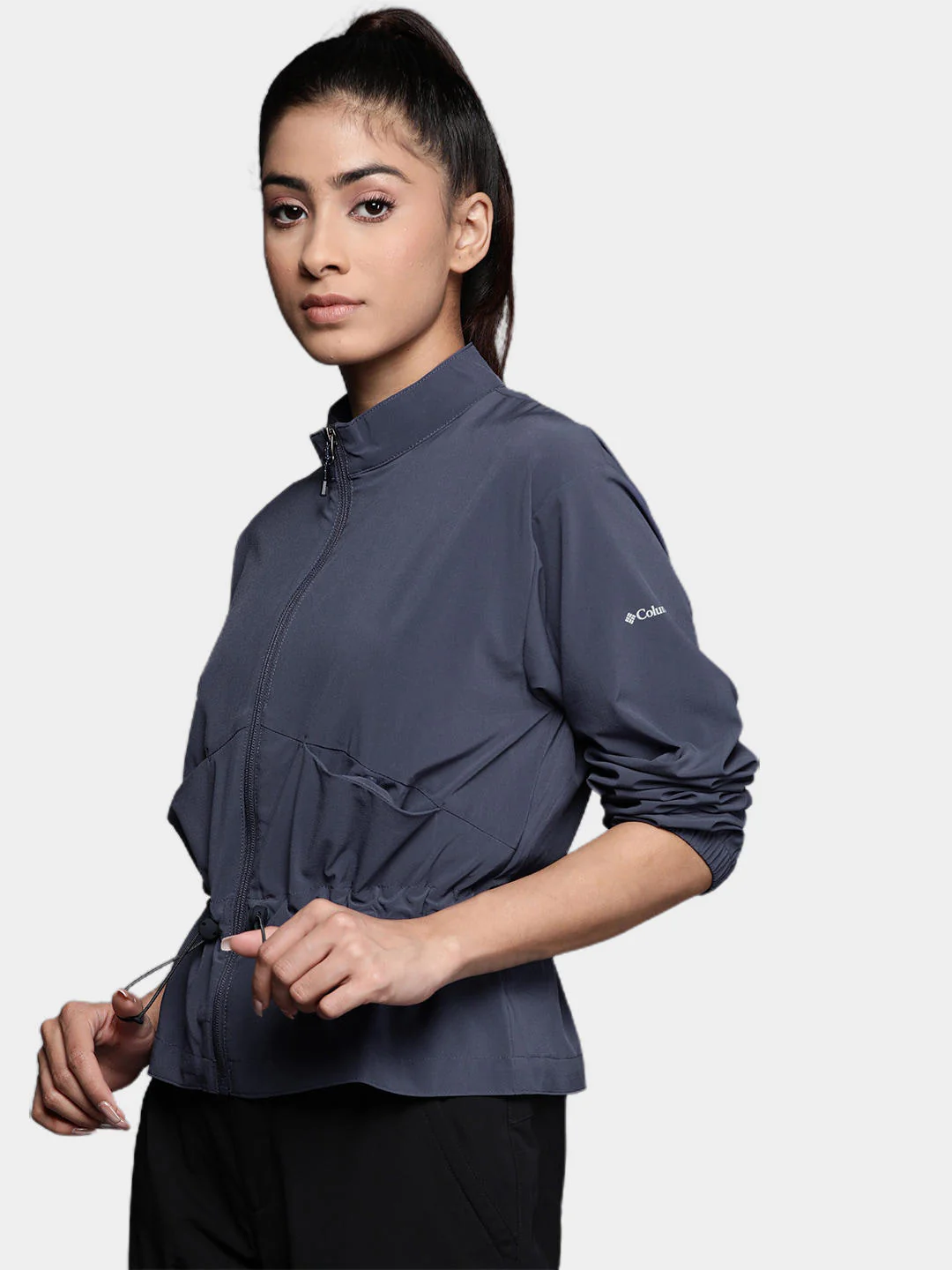 Columbia Women Navy Blue Boundless Beauty Full Zip - Image 12