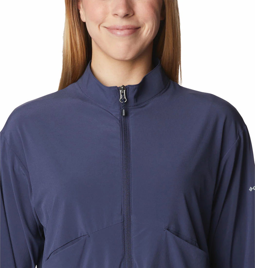 Columbia Women Navy Blue Boundless Beauty Full Zip - Image 4