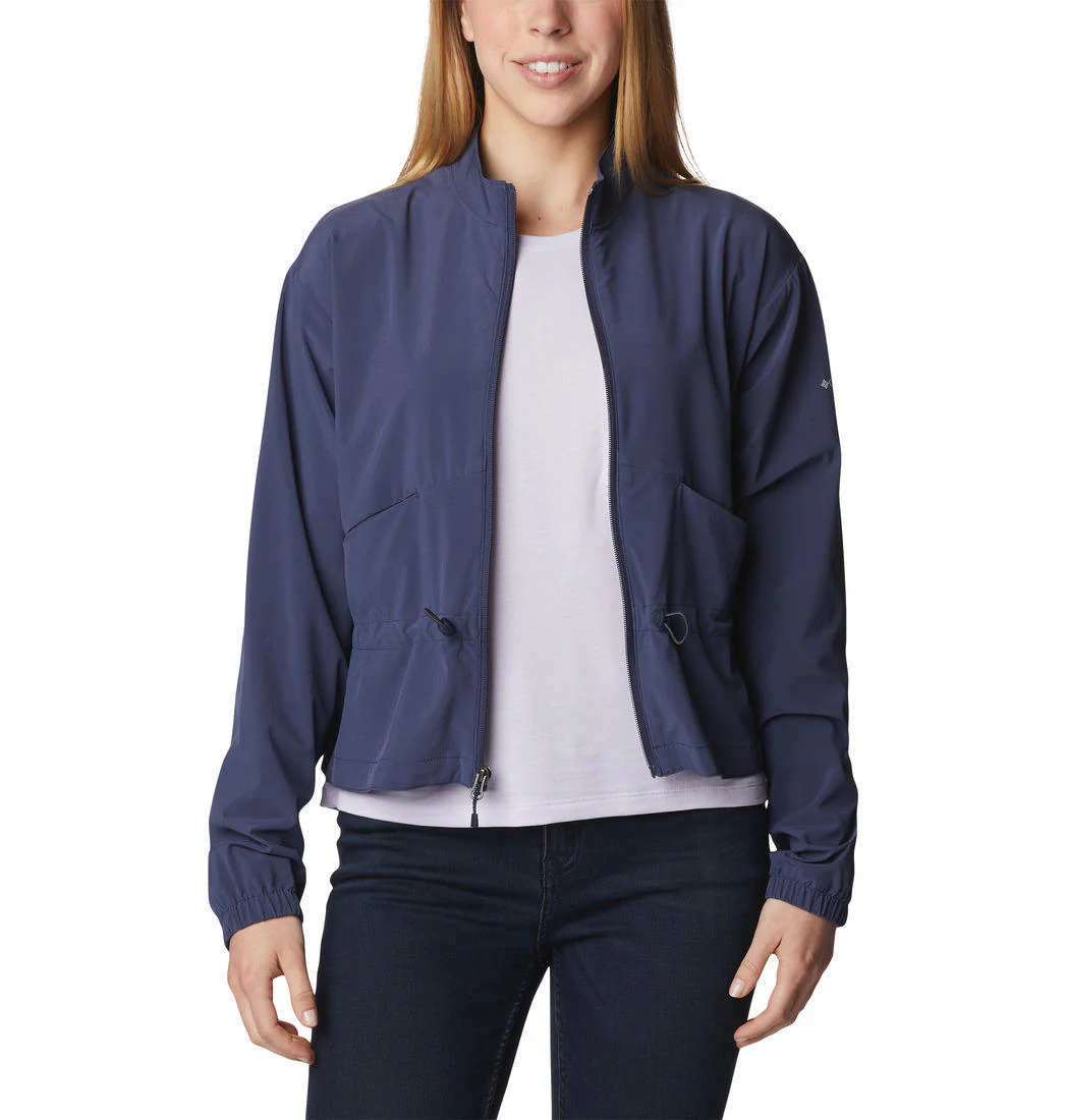 Columbia Women Navy Blue Boundless Beauty Full Zip - Image 6