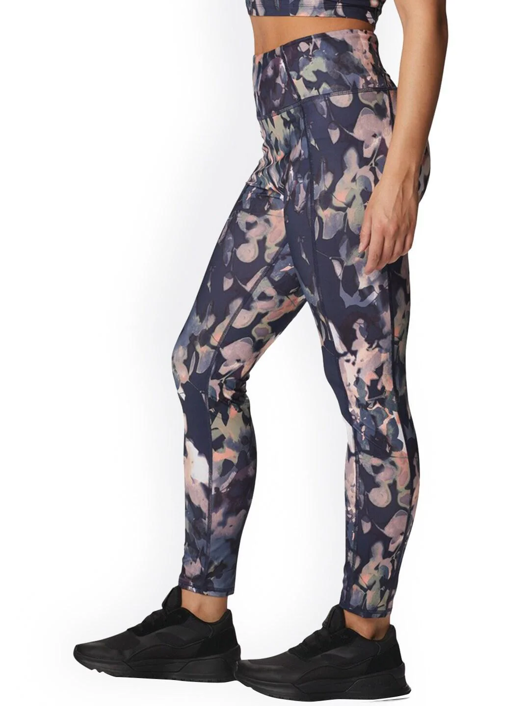 Columbia Women Navy Blue Boundless Trek Legging - Image 2