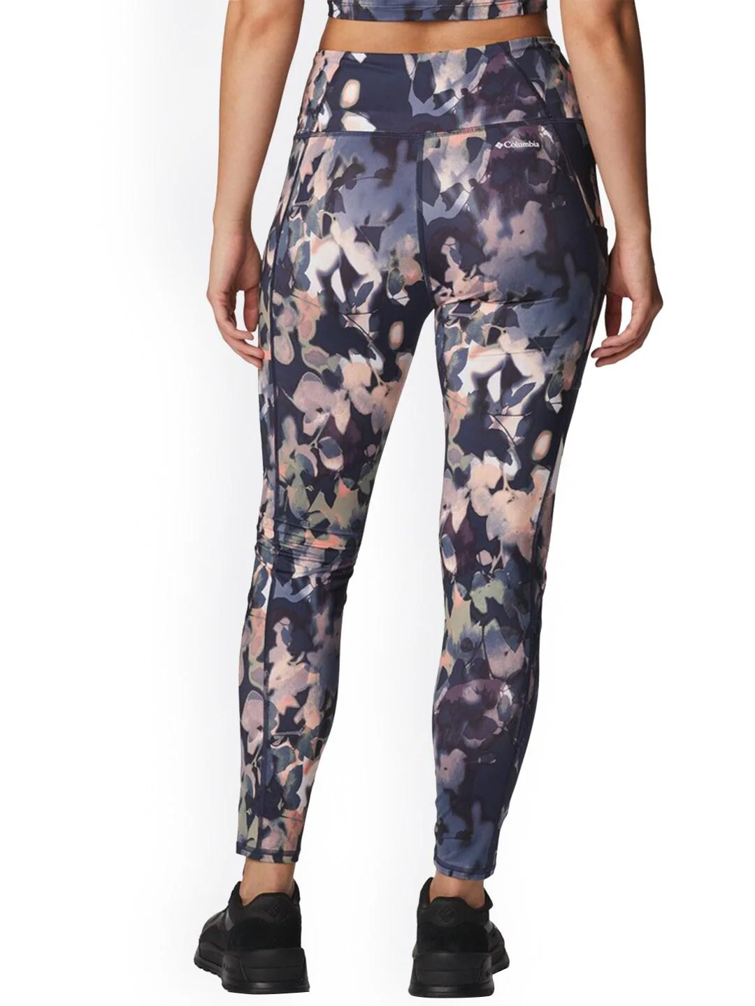 Columbia Women Navy Blue Boundless Trek Legging - Image 3