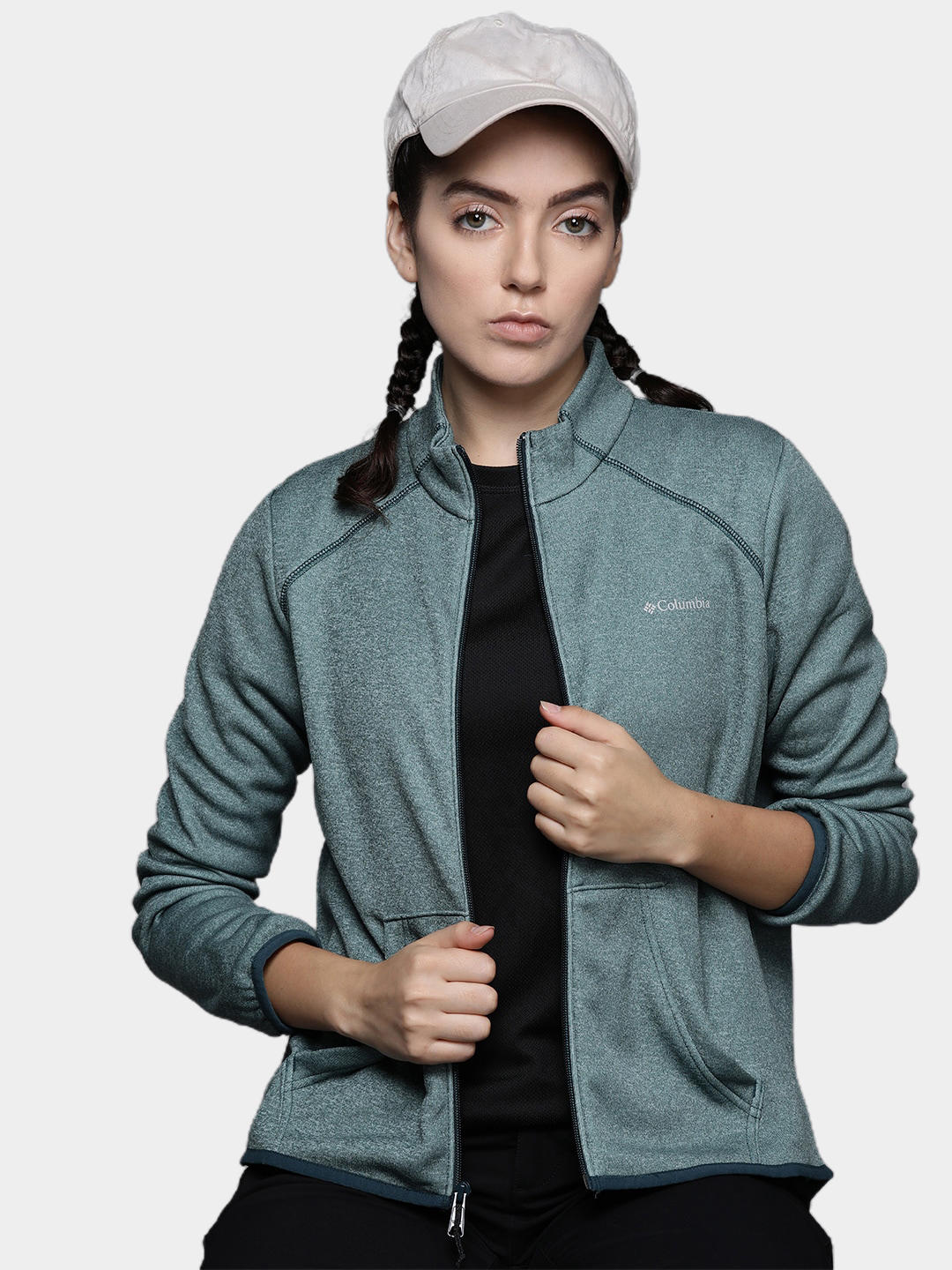 Columbia Women Blue Col Hike Tech Fleece FZ - Image 10