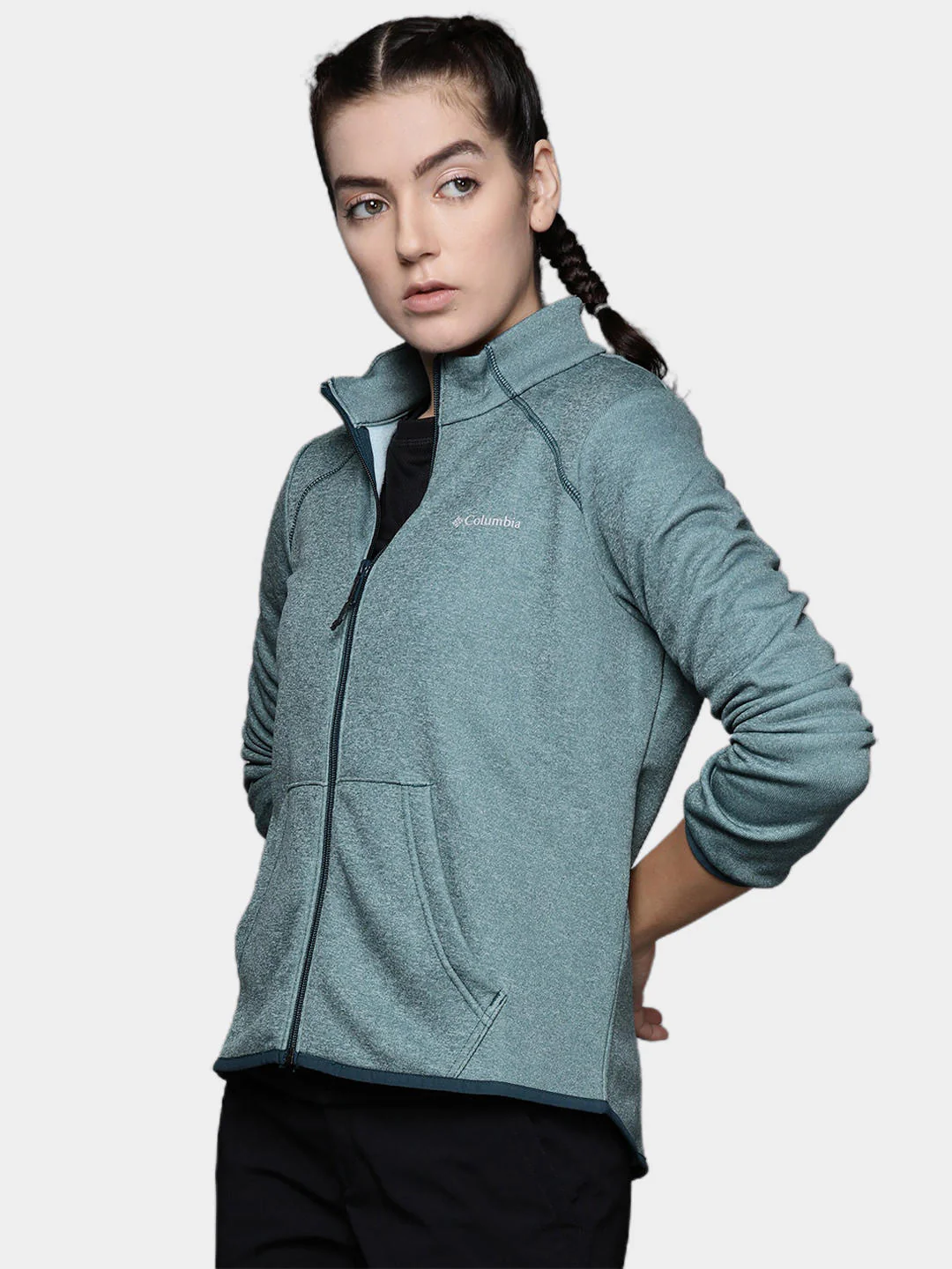 Columbia Women Blue Col Hike Tech Fleece FZ - Image 11