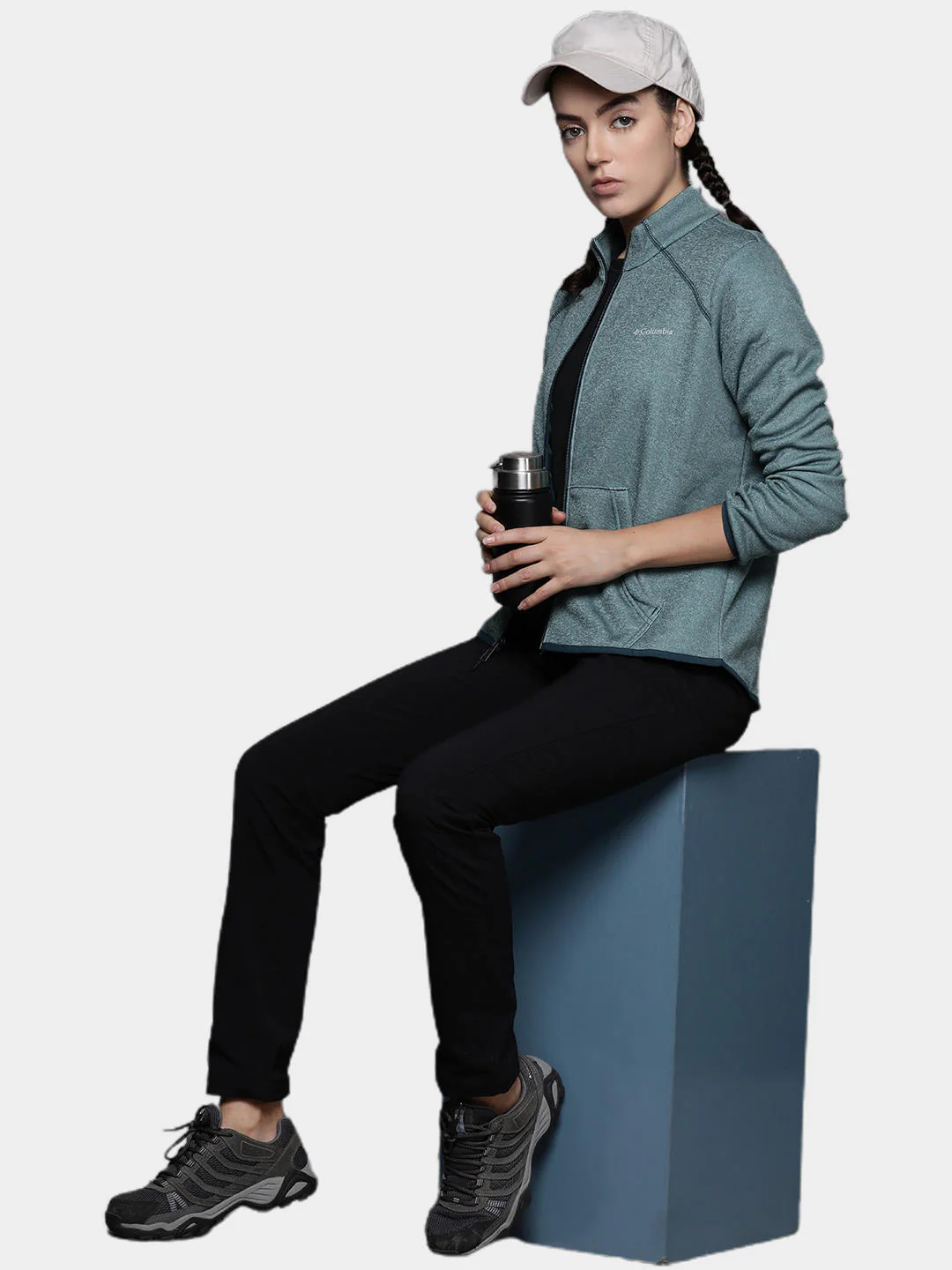 Columbia Women Blue Col Hike Tech Fleece FZ - Image 12