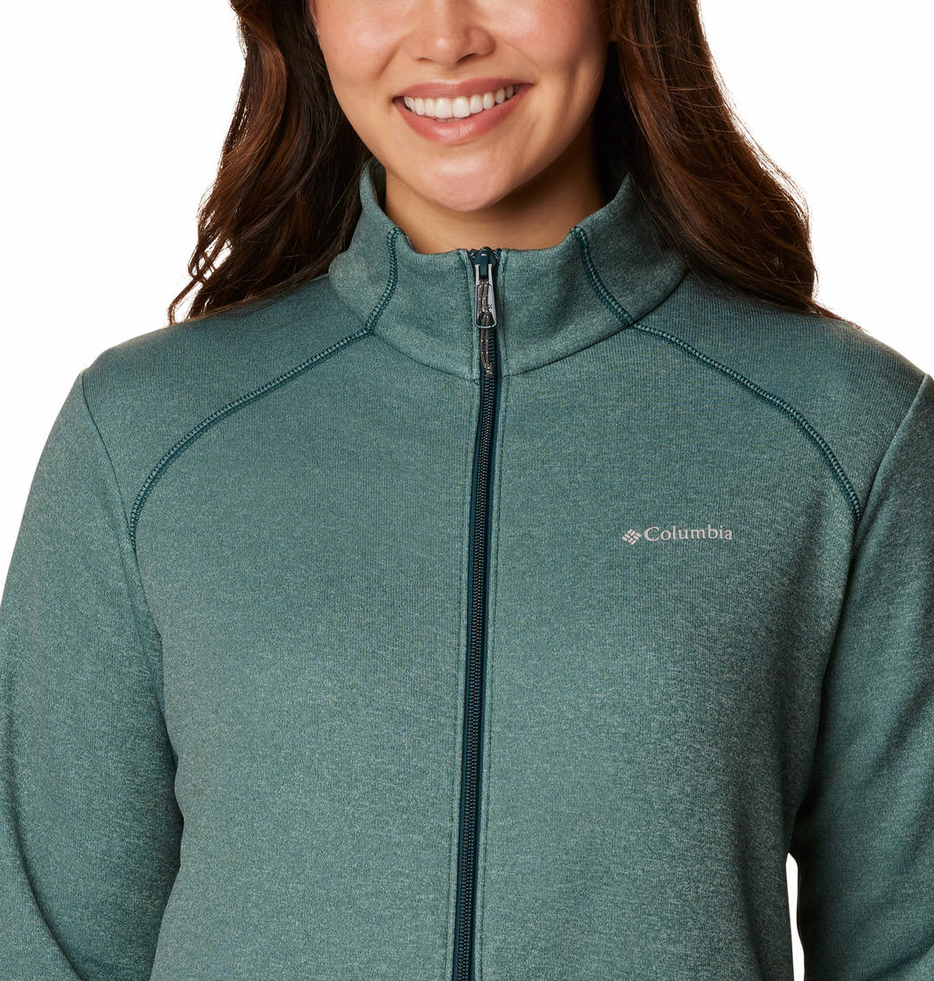 Columbia Women Blue Col Hike Tech Fleece FZ - Image 3