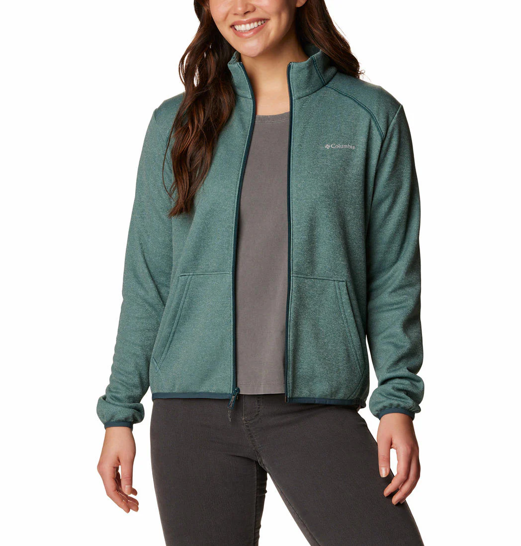 Columbia Women Blue Col Hike Tech Fleece FZ - Image 5