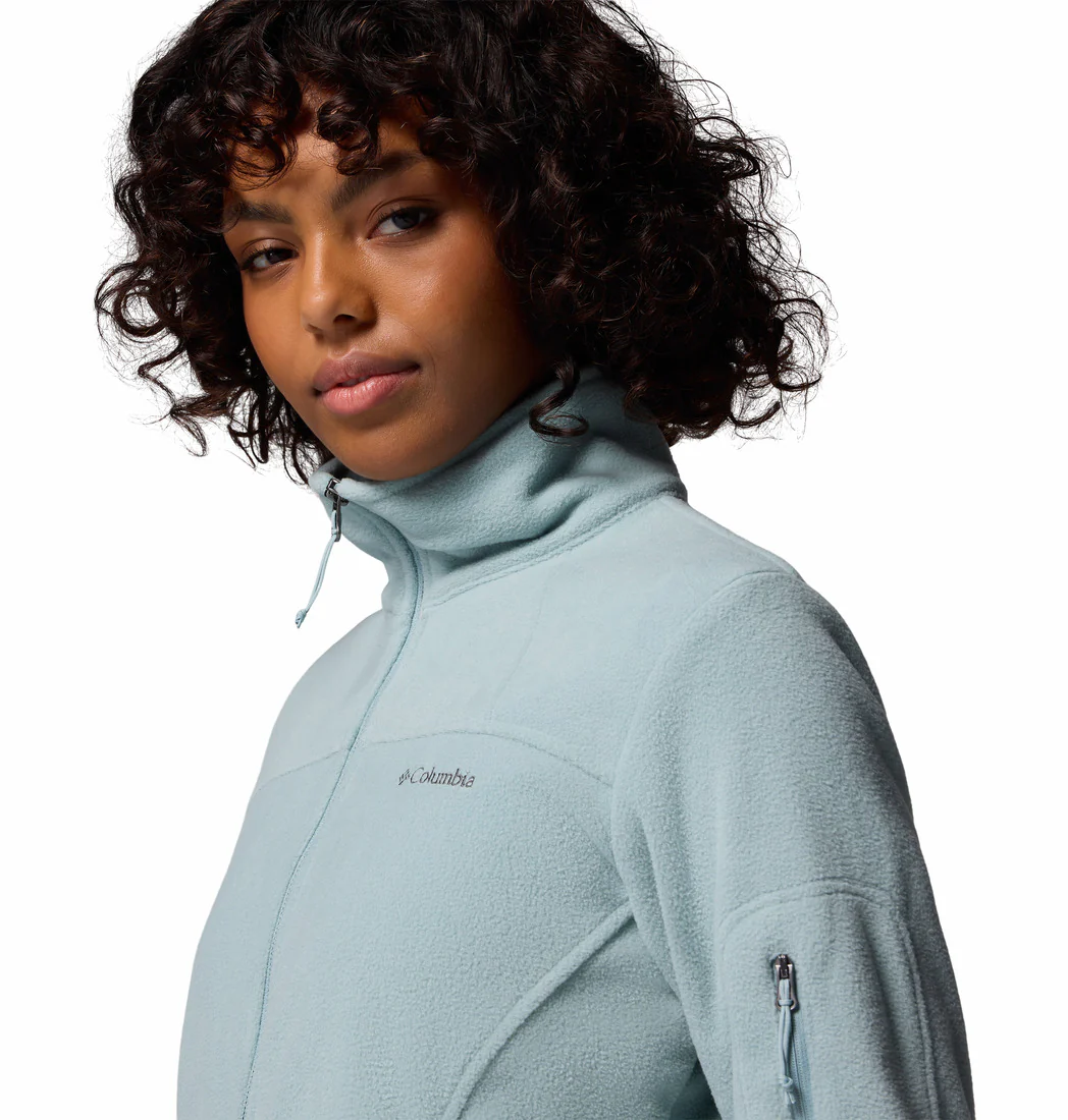Columbia Women Blue Fast Trek II Jacket (Plus Size) - Image 6
