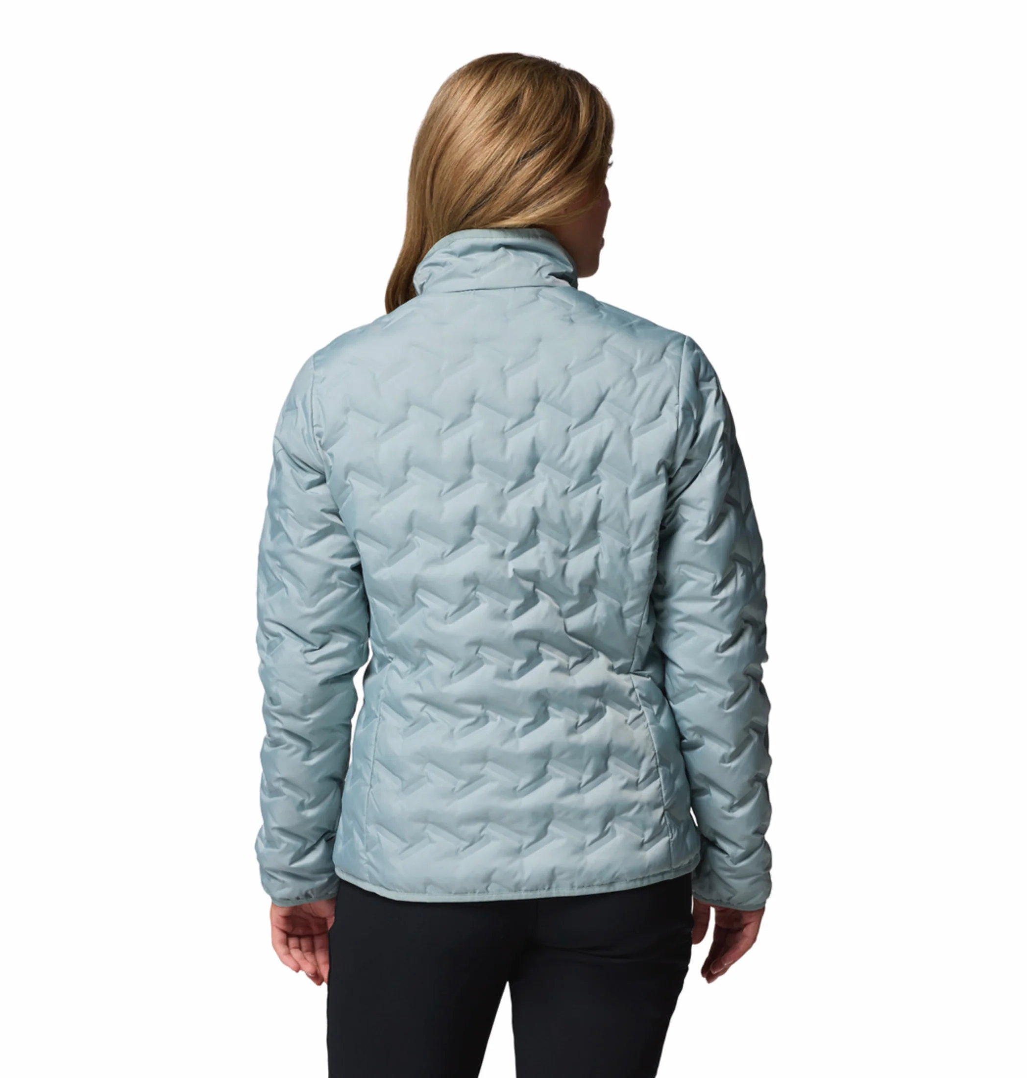 Columbia Women Blue HEAT SEAL Delta Ridge II Down Jacket - Image 4