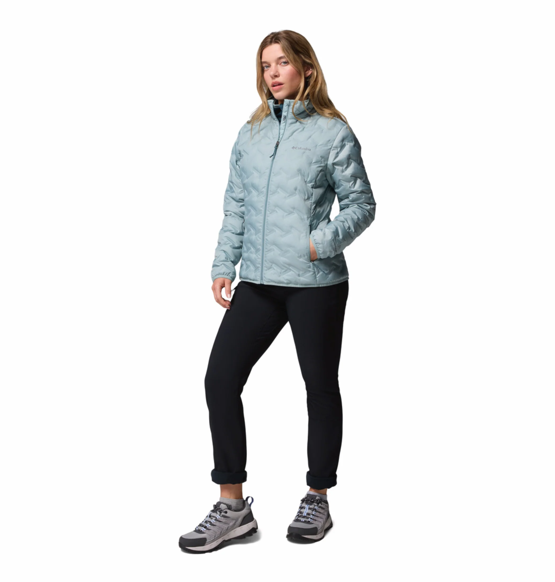 Columbia Women Blue HEAT SEAL Delta Ridge II Down Jacket - Image 6