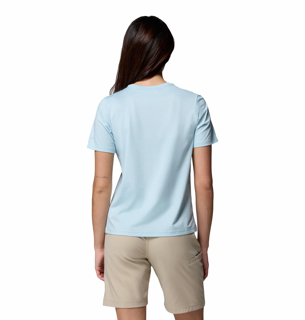 Columbia Women Blue Omni-Freeze Wild Springs Tshirt - Image 4