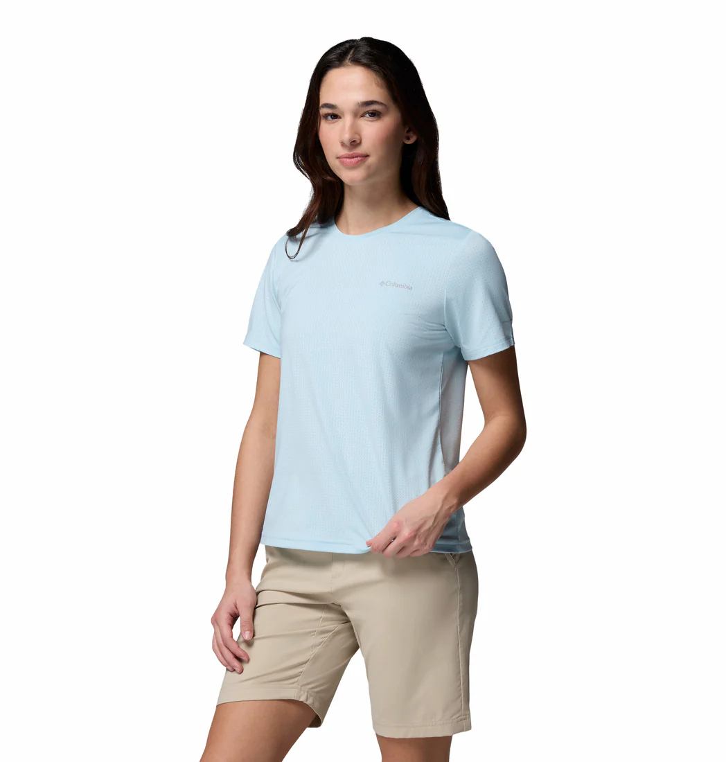 Columbia Women Blue Omni-Freeze Wild Springs Tshirt - Image 5